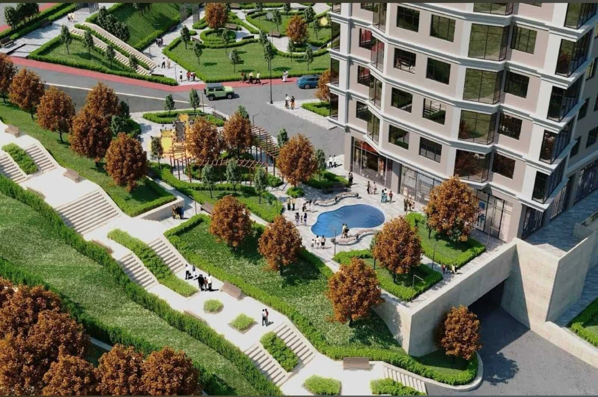 Satılır 3 otaqlı mənzil 153 m²