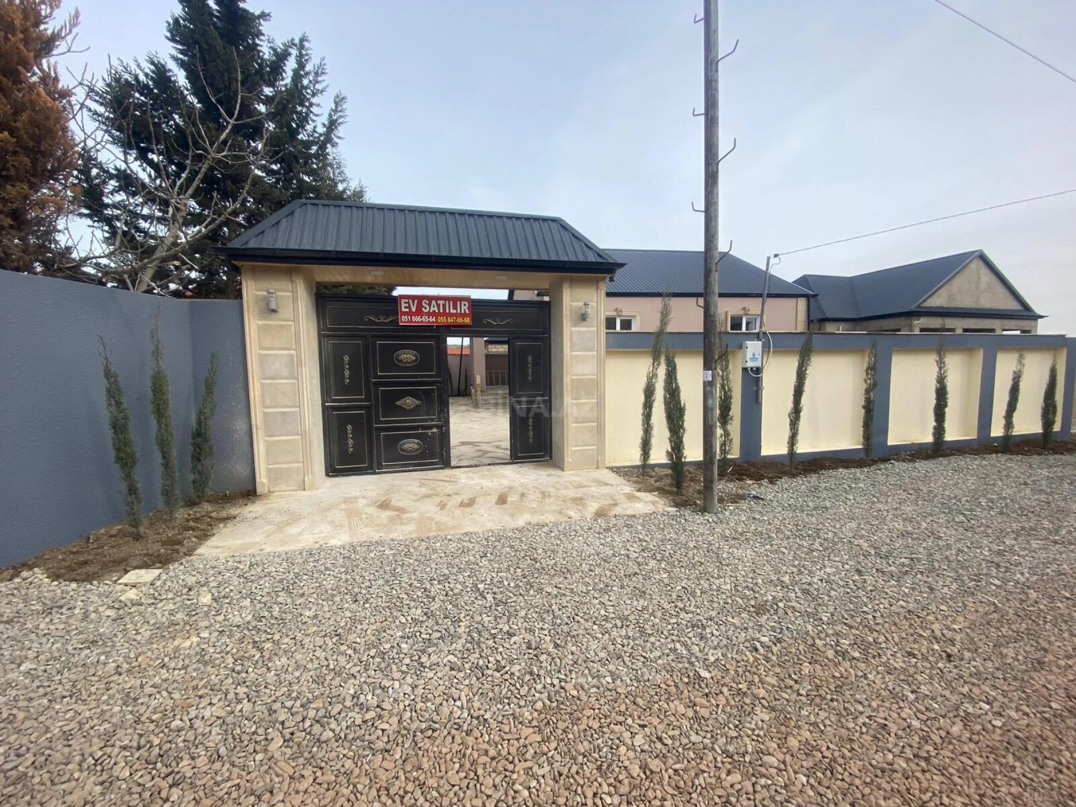 Satılır 3 otaqlı həyət evi 100 m²