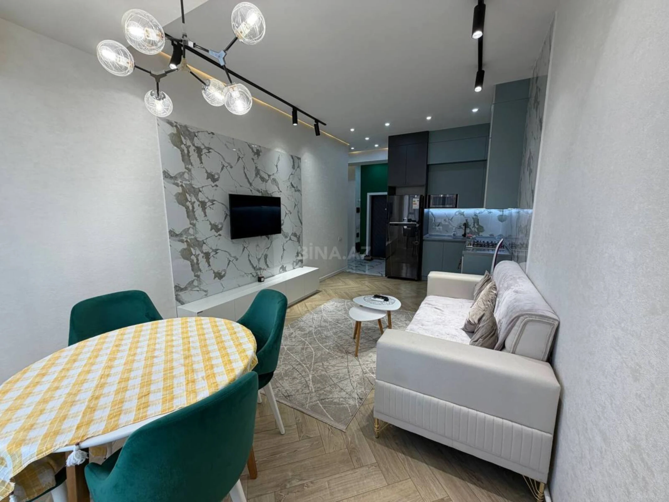 Satılır 2 otaqlı mənzil 58 m²