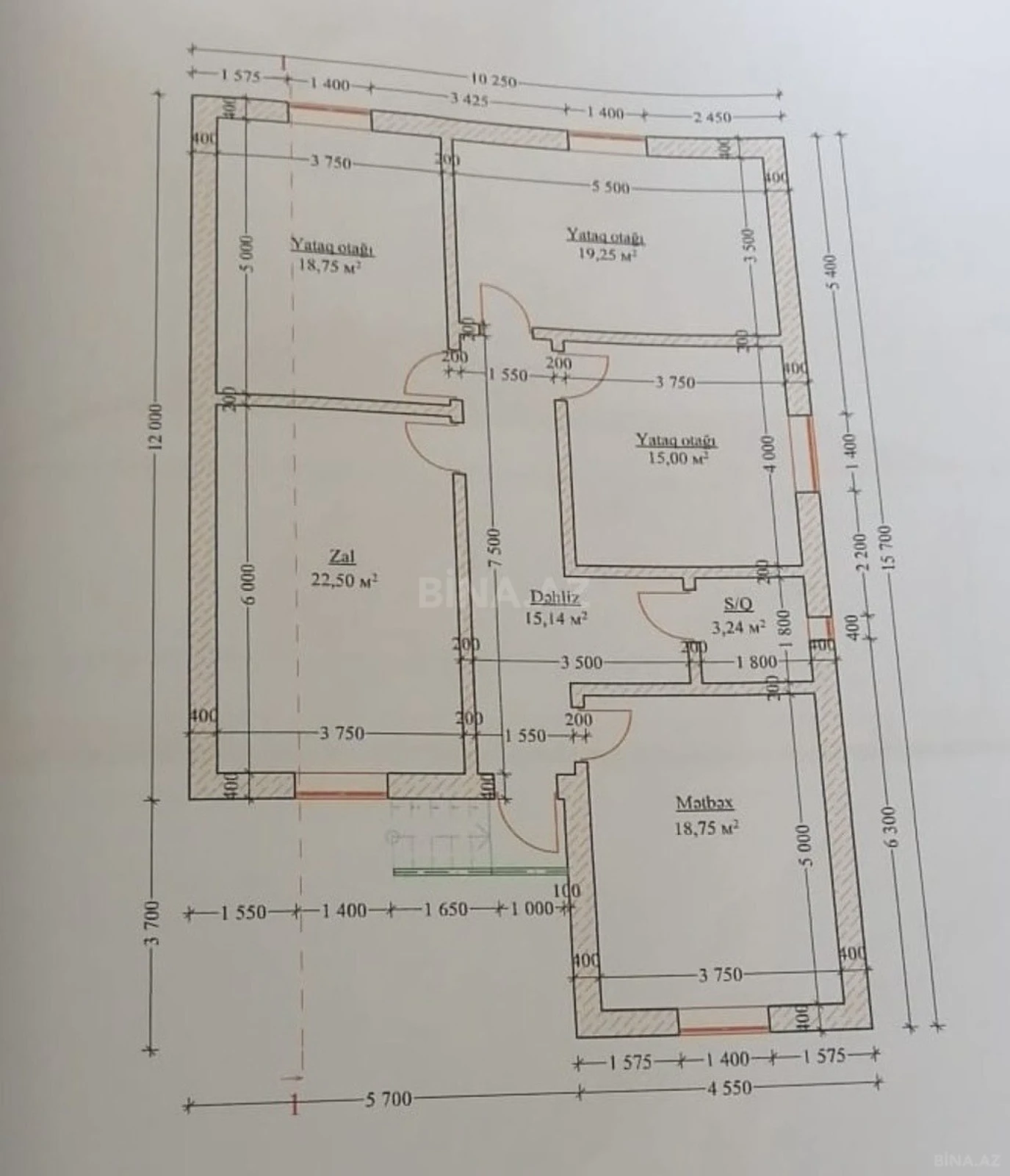 Satılır torpaq sahəsi 3 m²