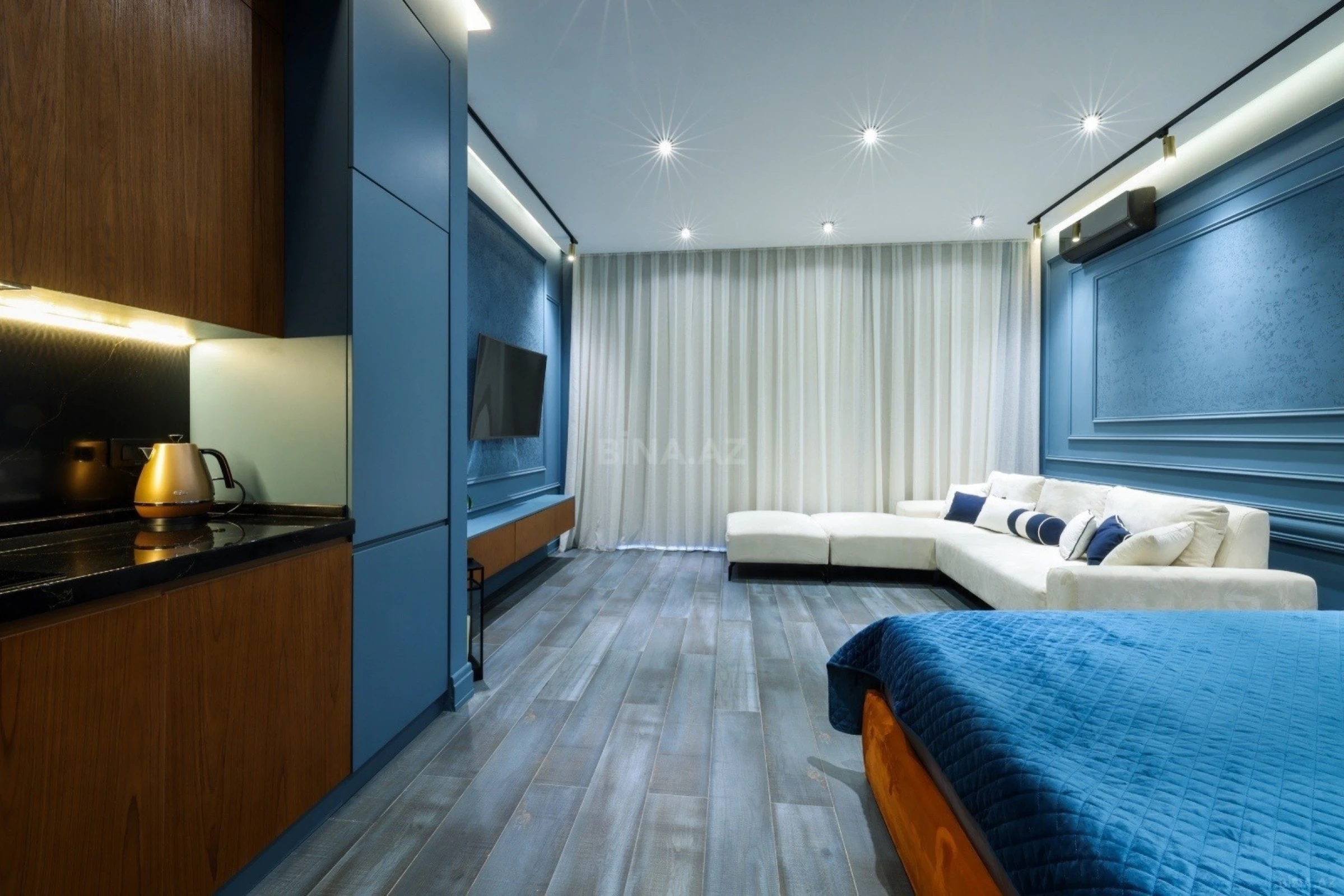 Kirayə verilir 1 otaqlı mənzil 65 m²