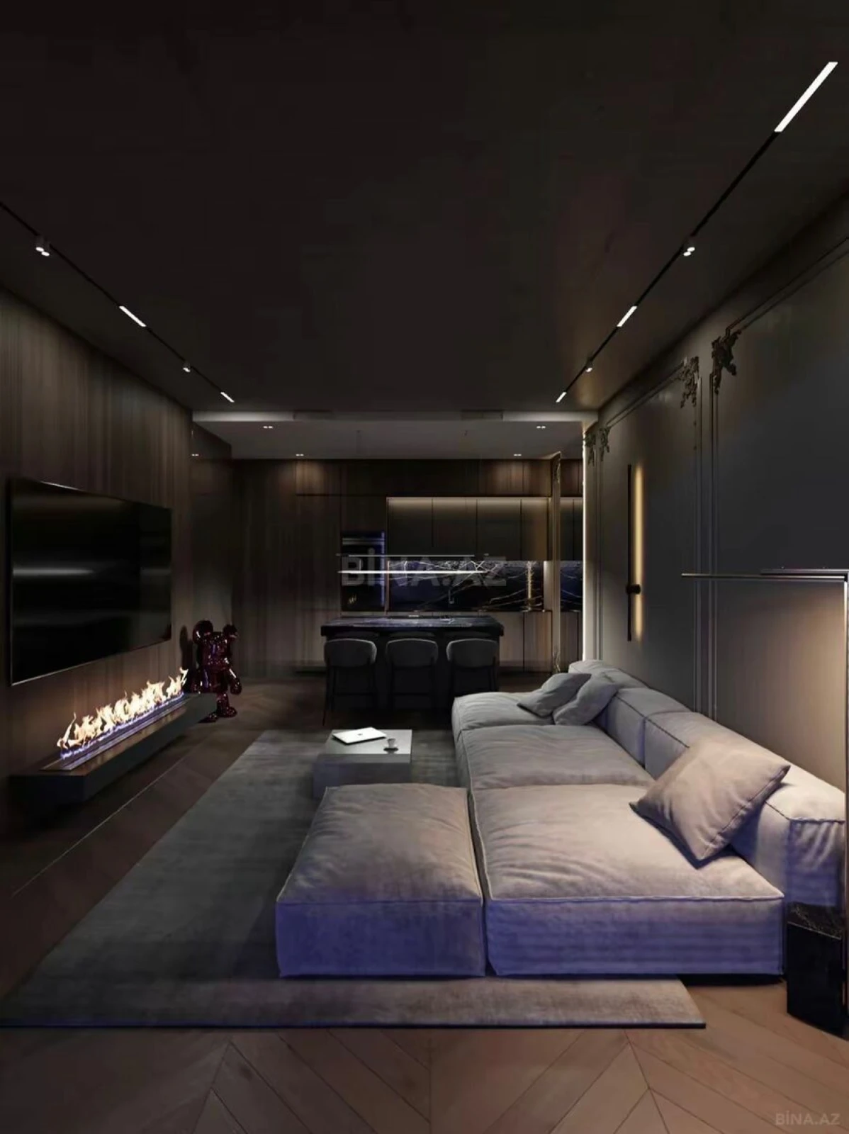 Kirayə verilir 3 otaqlı mənzil 130 m²