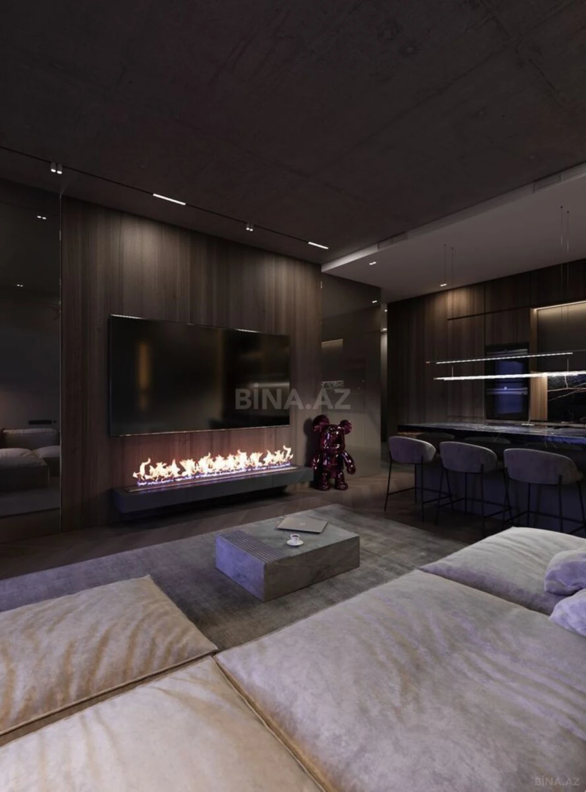 Kirayə verilir 3 otaqlı mənzil 130 m²