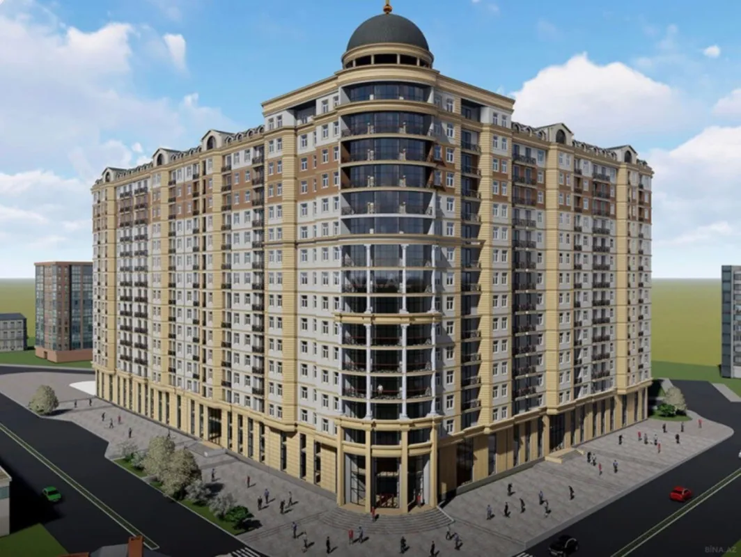 Satılır 1 otaqlı mənzil 66.2 m²