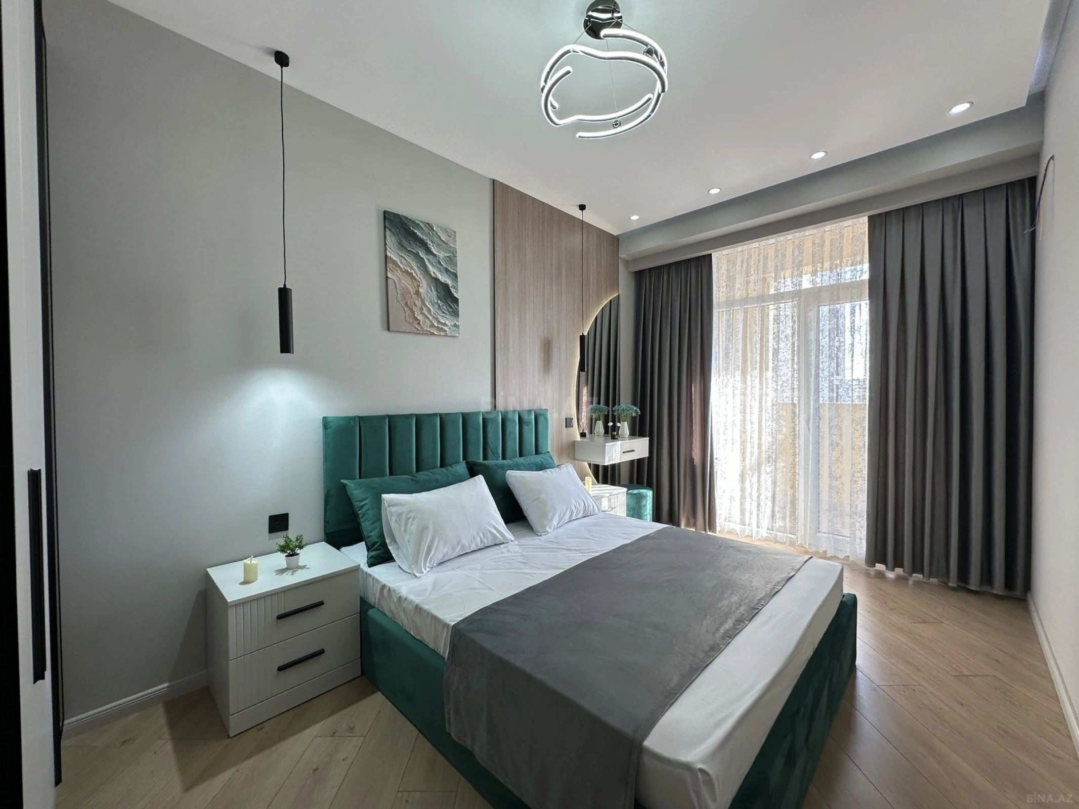 Satılır 2 otaqlı mənzil 55 m²
