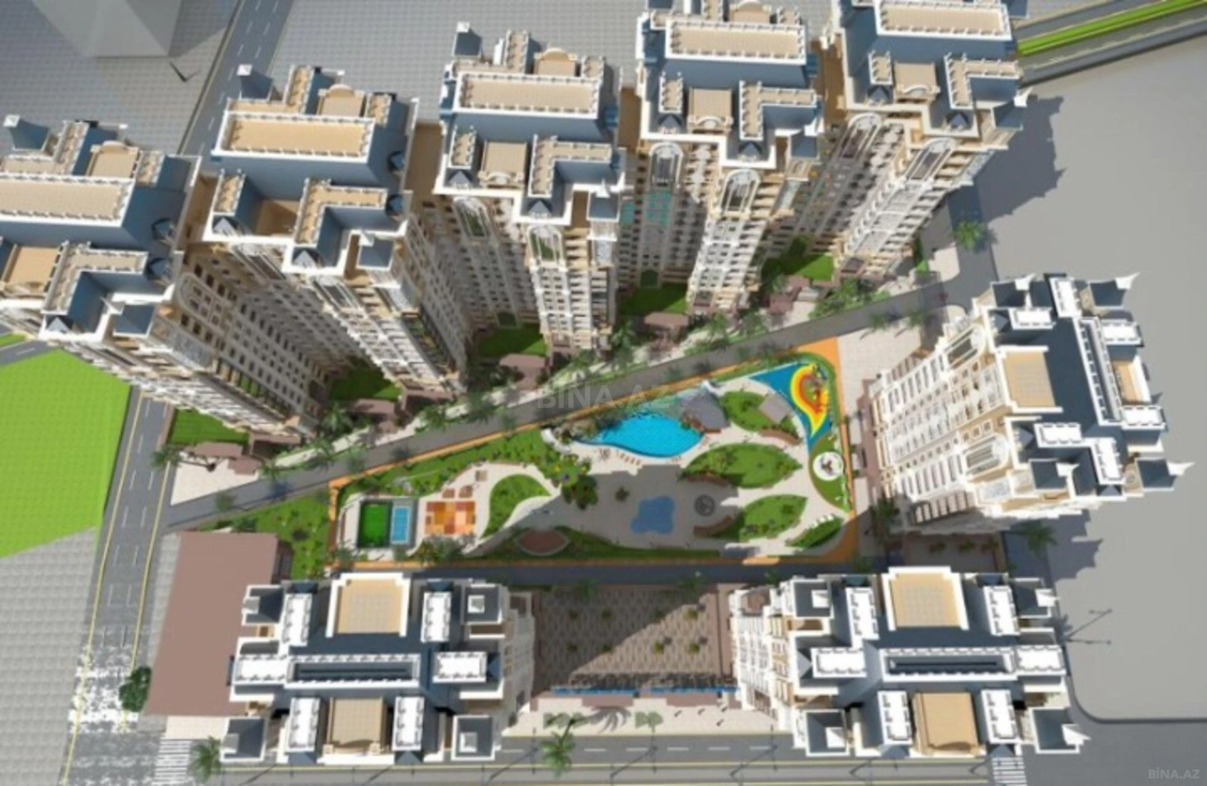 Satılır 3 otaqlı mənzil 122 m²