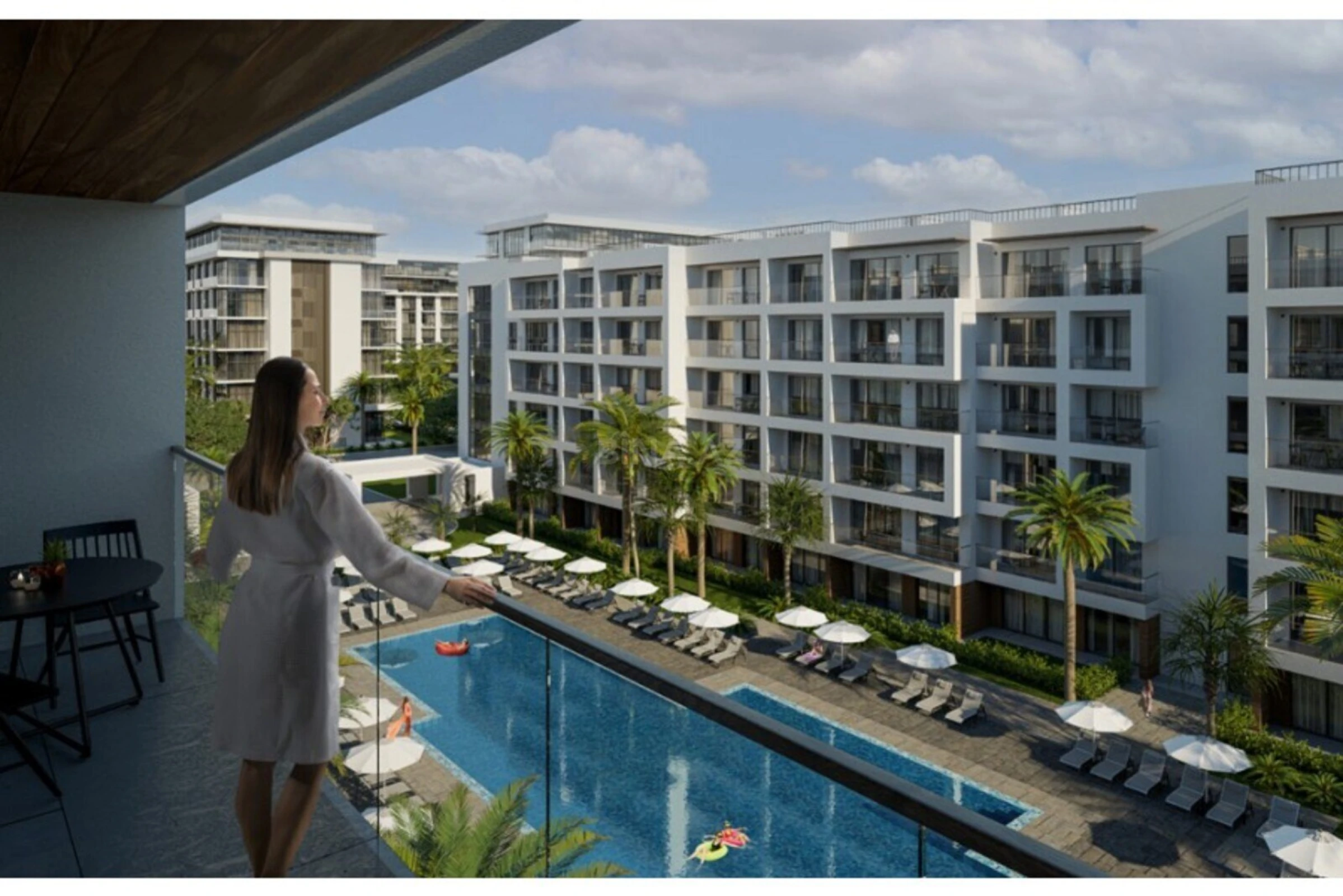 Satılır 1 otaqlı mənzil 57.4 m²