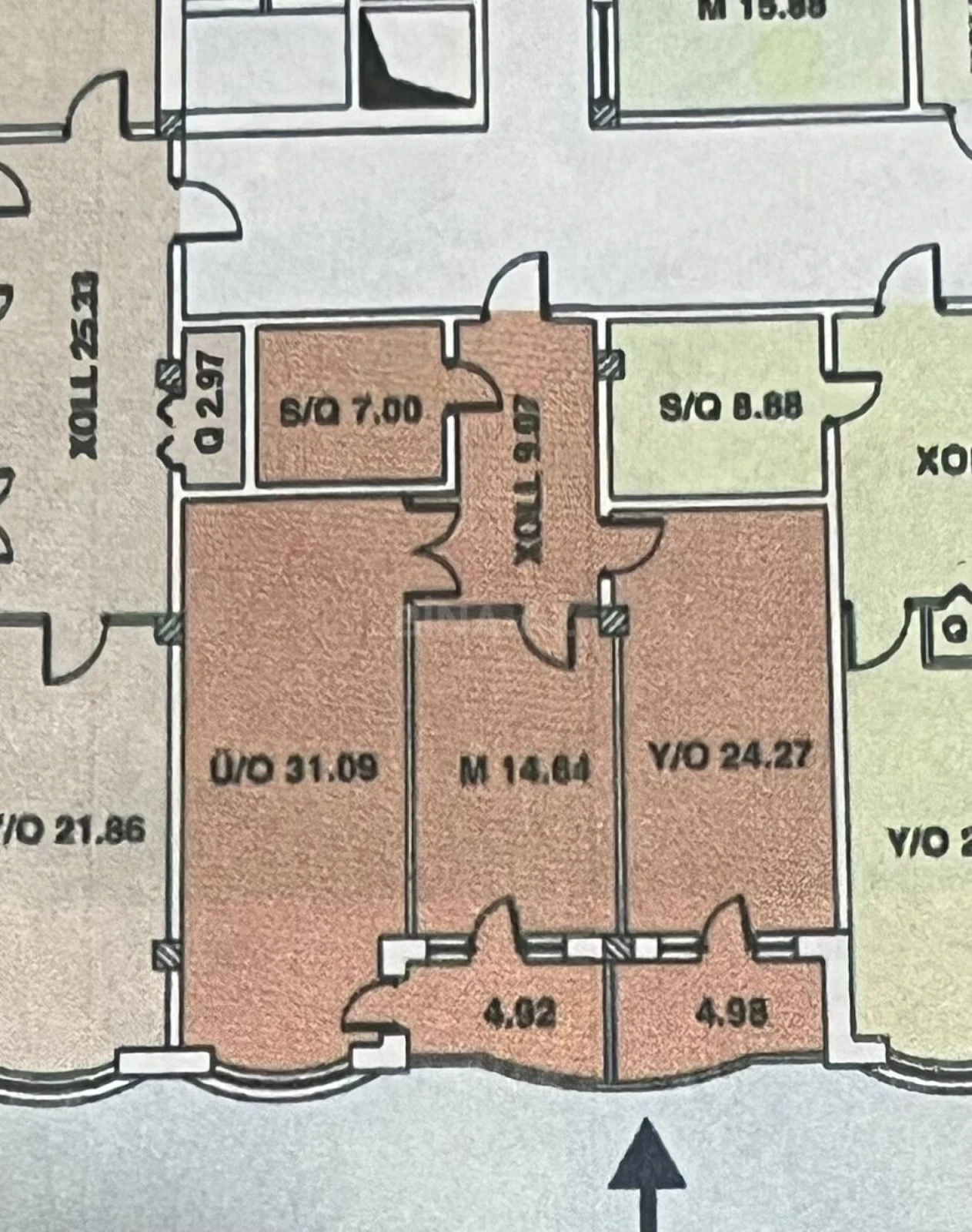 Satılır 3 otaqlı mənzil 100 m²