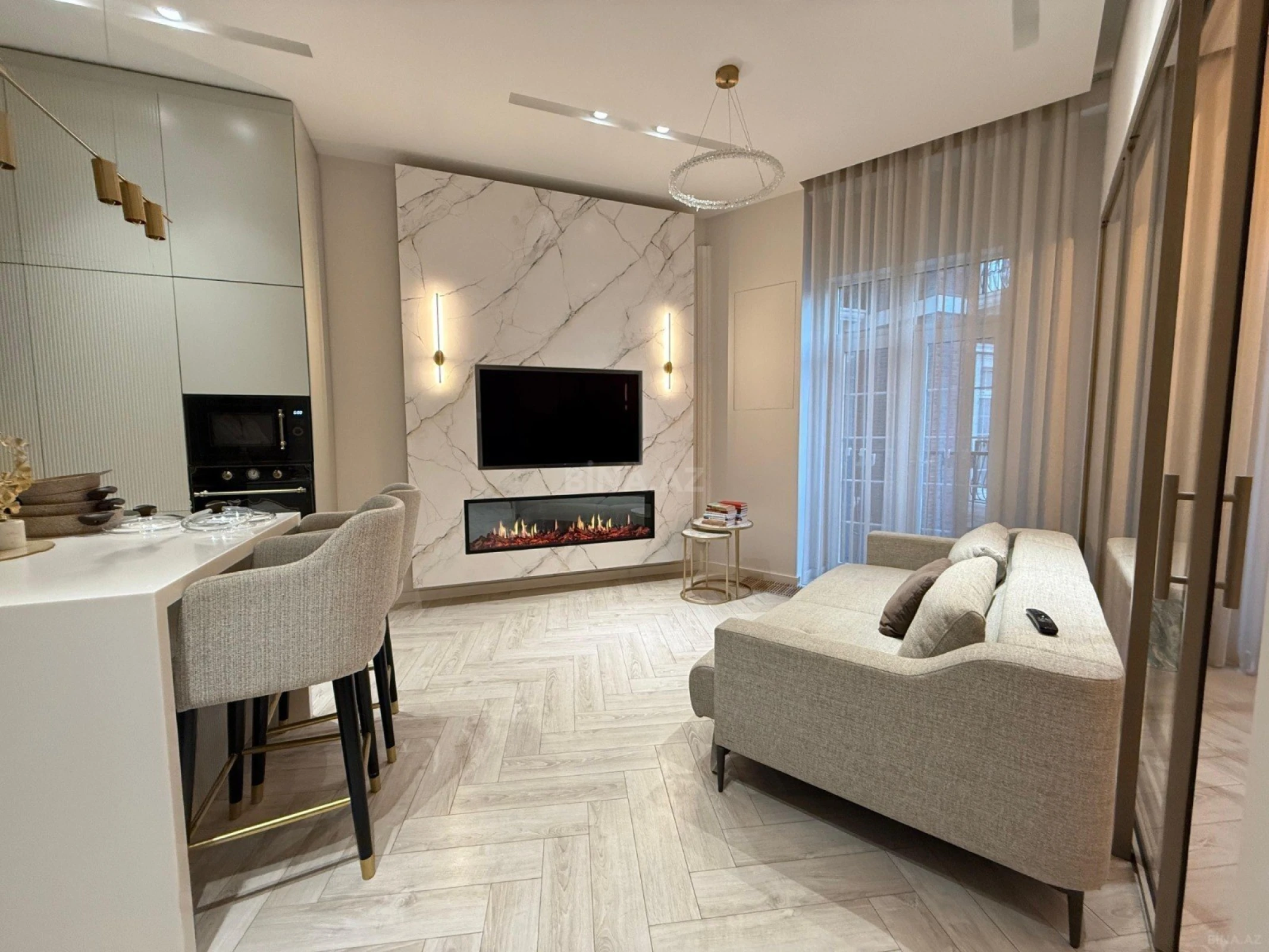 Kirayə verilir 2 otaqlı mənzil 58 m²