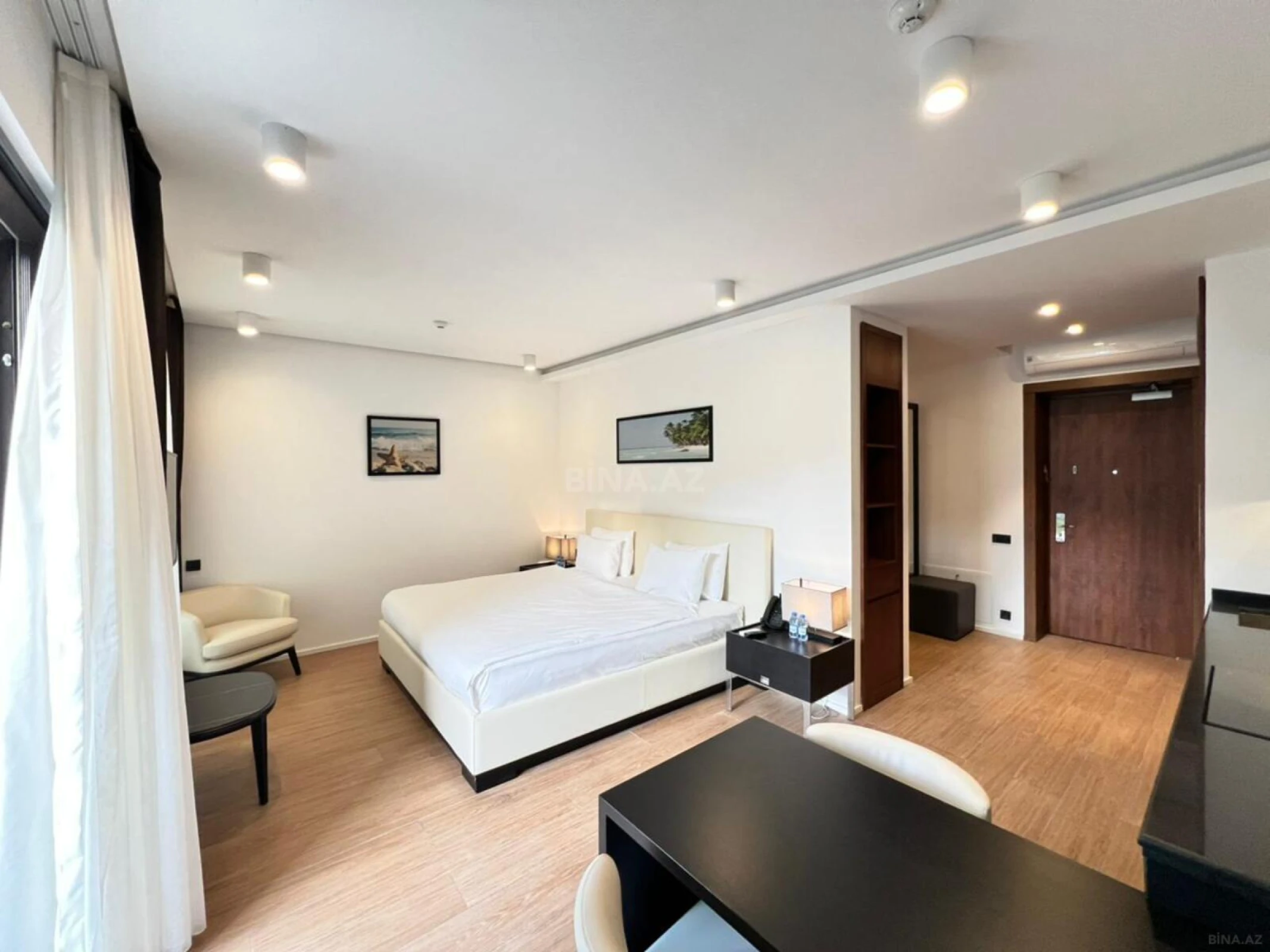 Satılır 1 otaqlı mənzil 56 m²