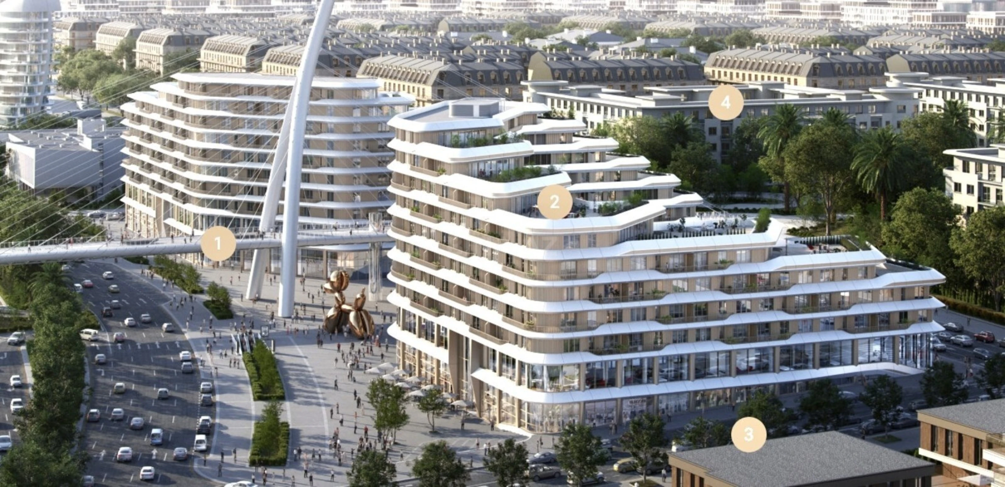 Satılır 4 otaqlı mənzil 194 m²