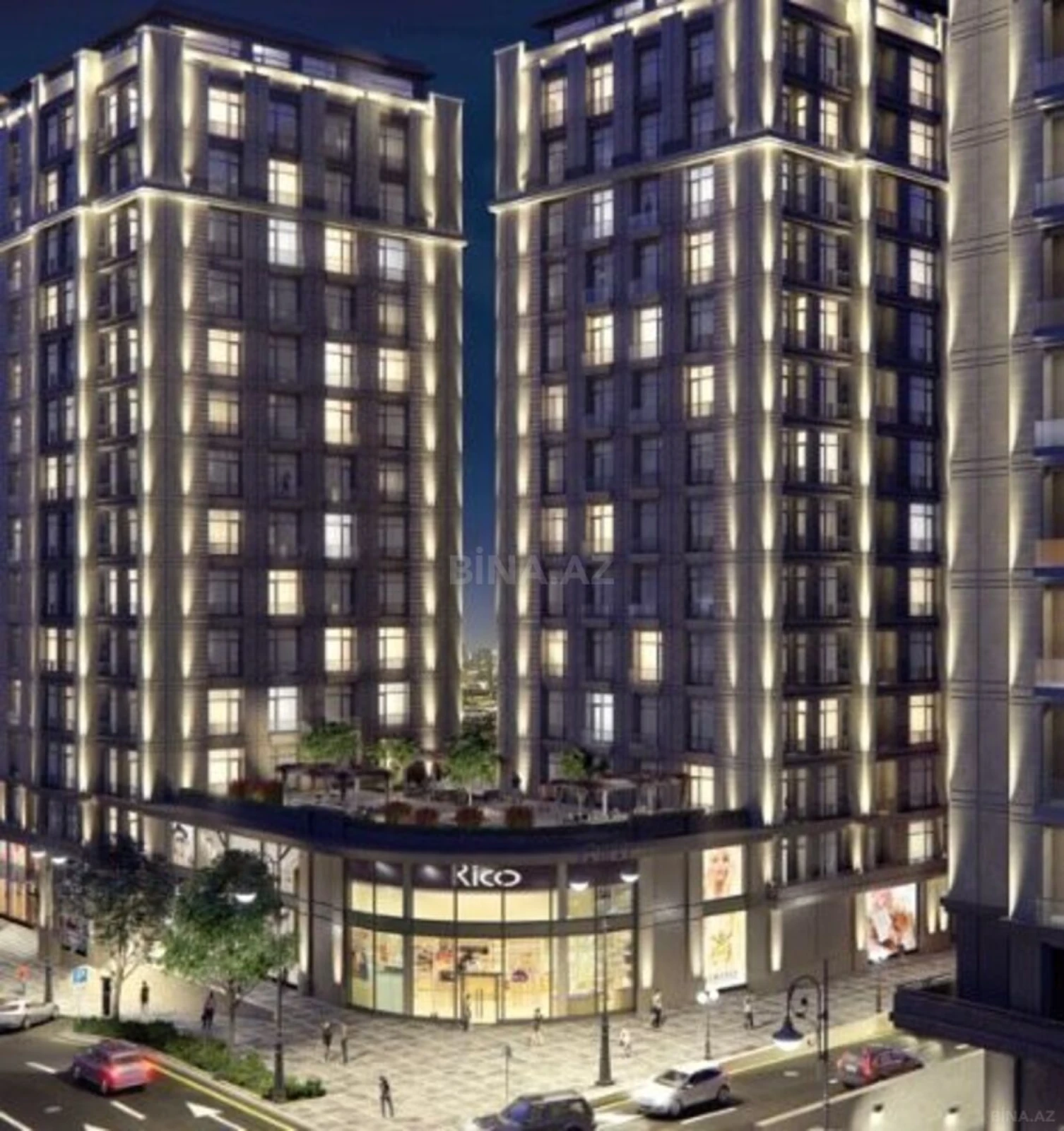 Satılır 3 otaqlı mənzil 118.5 m²