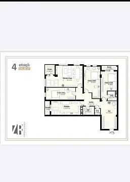 Satılır 4 otaqlı mənzil 170 m²