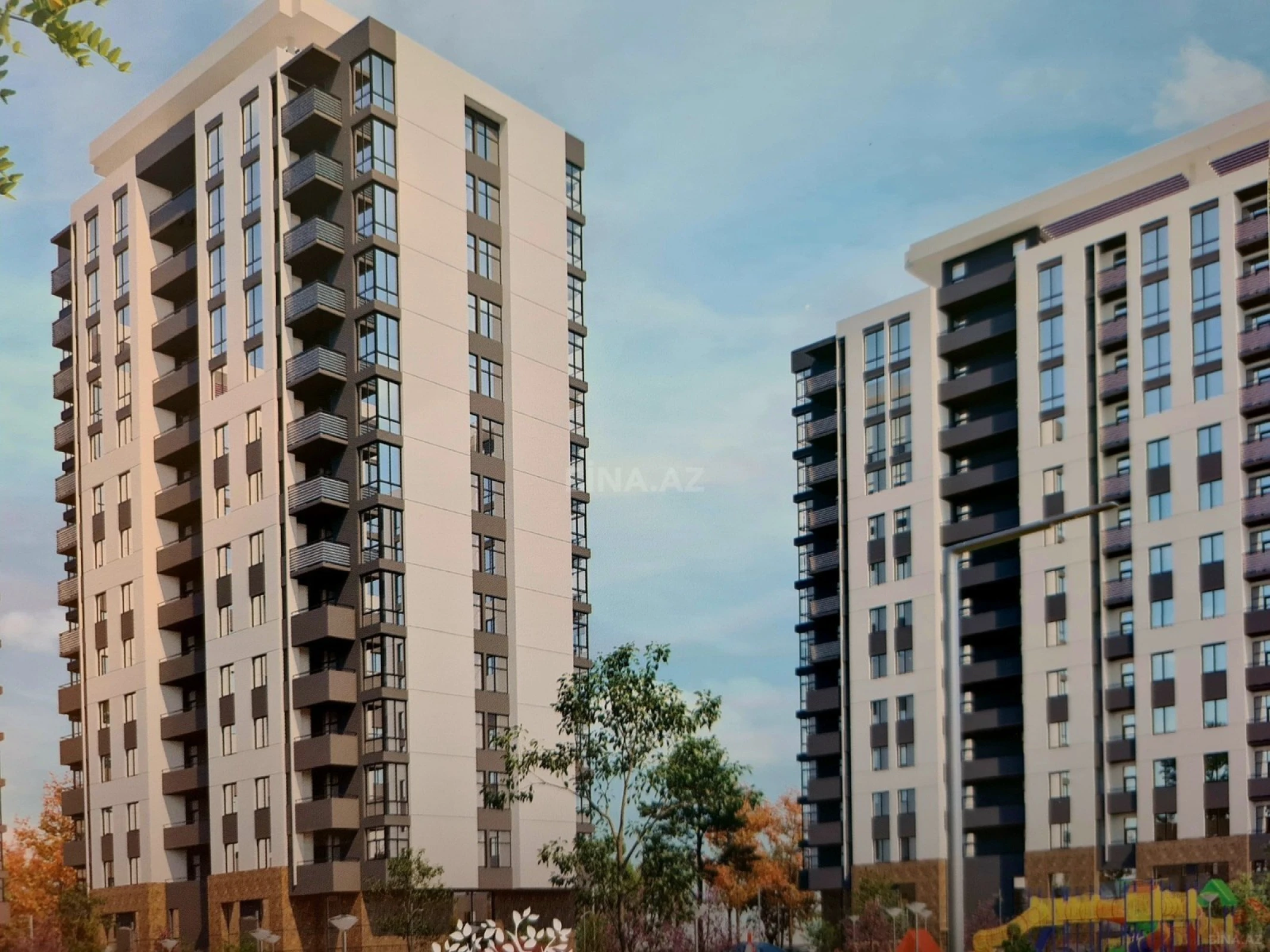 Satılır 2 otaqlı mənzil 82.1 m²