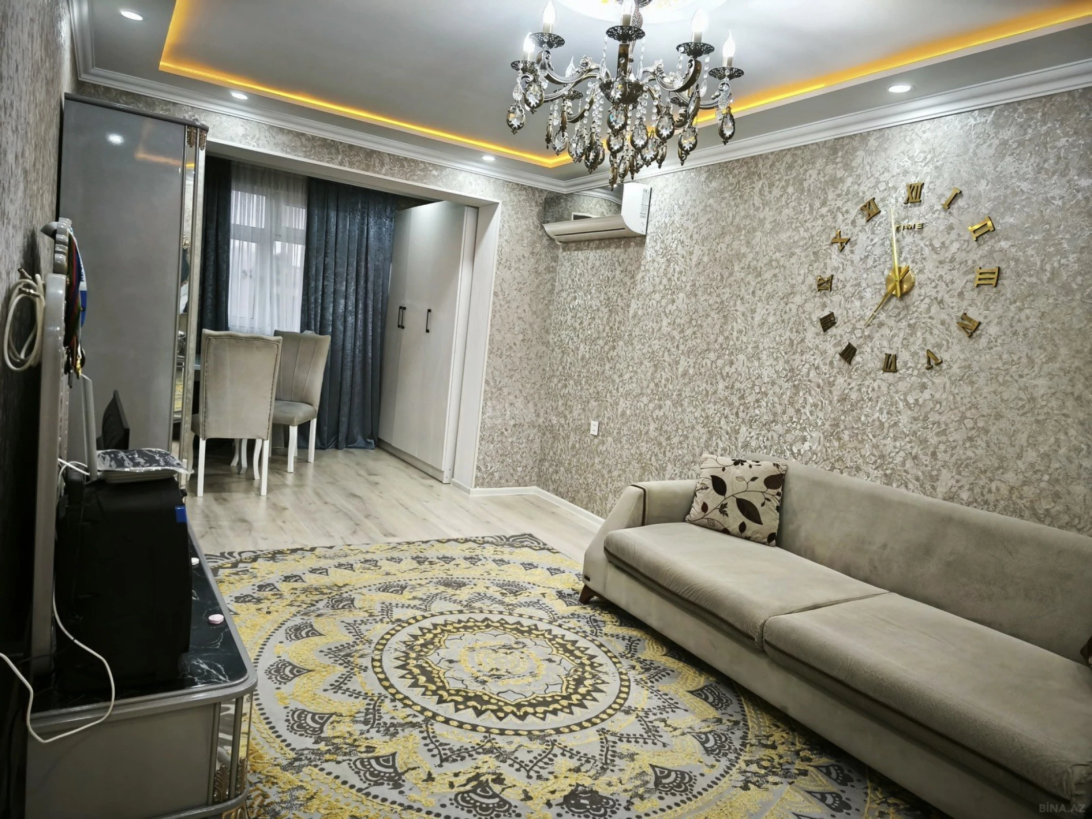 Satılır 2 otaqlı mənzil 55 m²