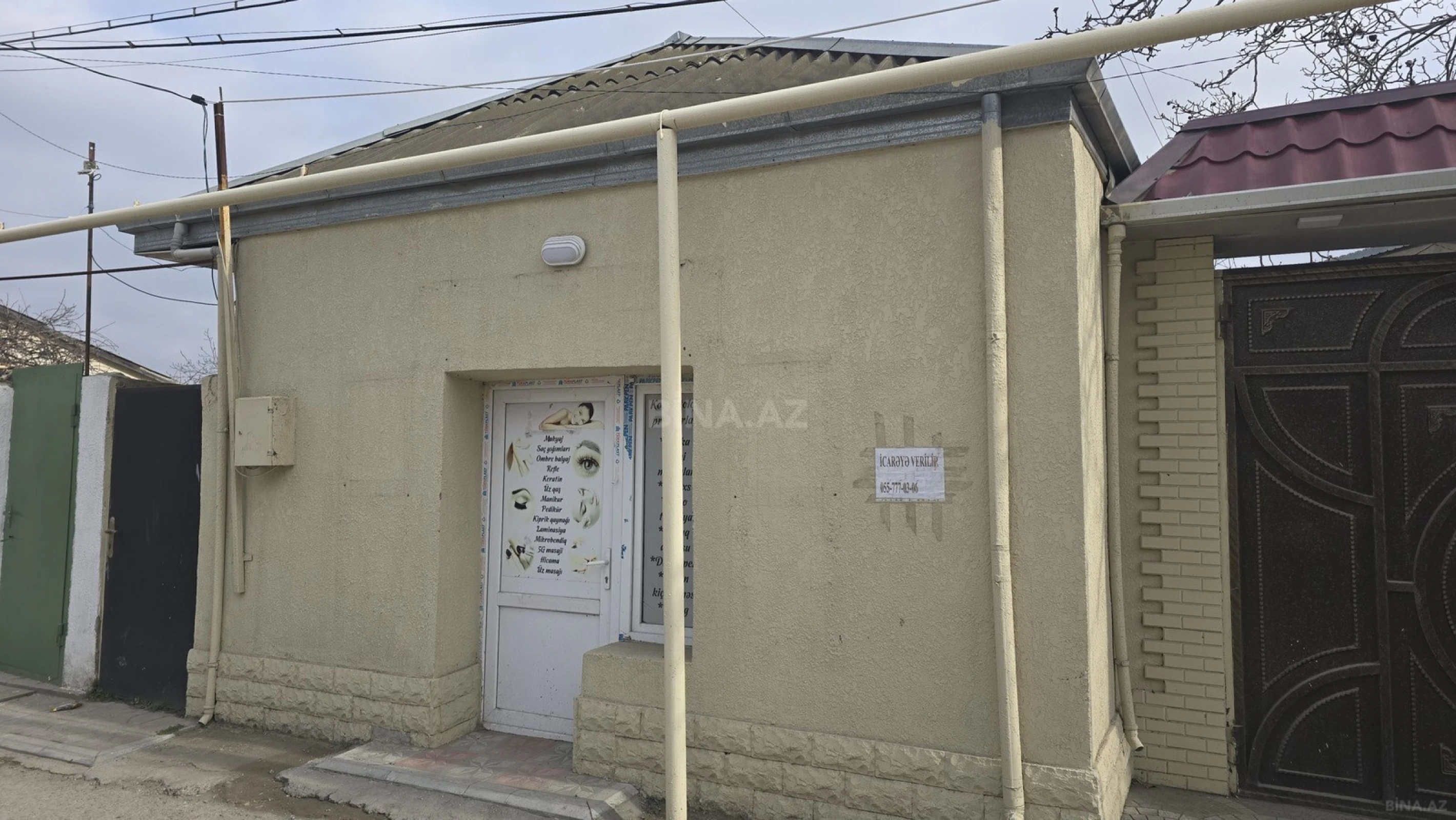 Satılır 1 otaqlı həyət evi 45 m²