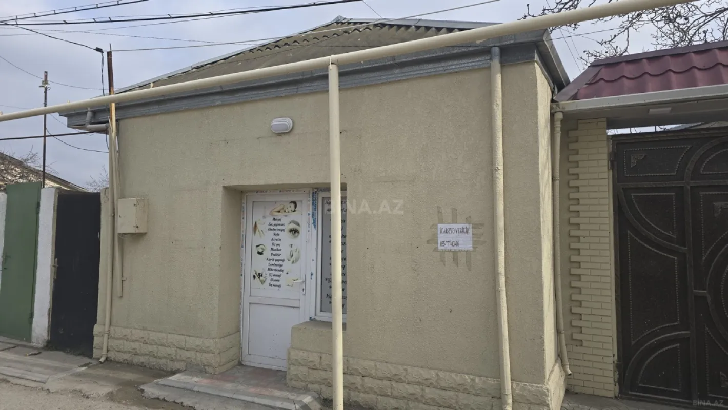 Satılır 1 otaqlı həyət evi 45 m²