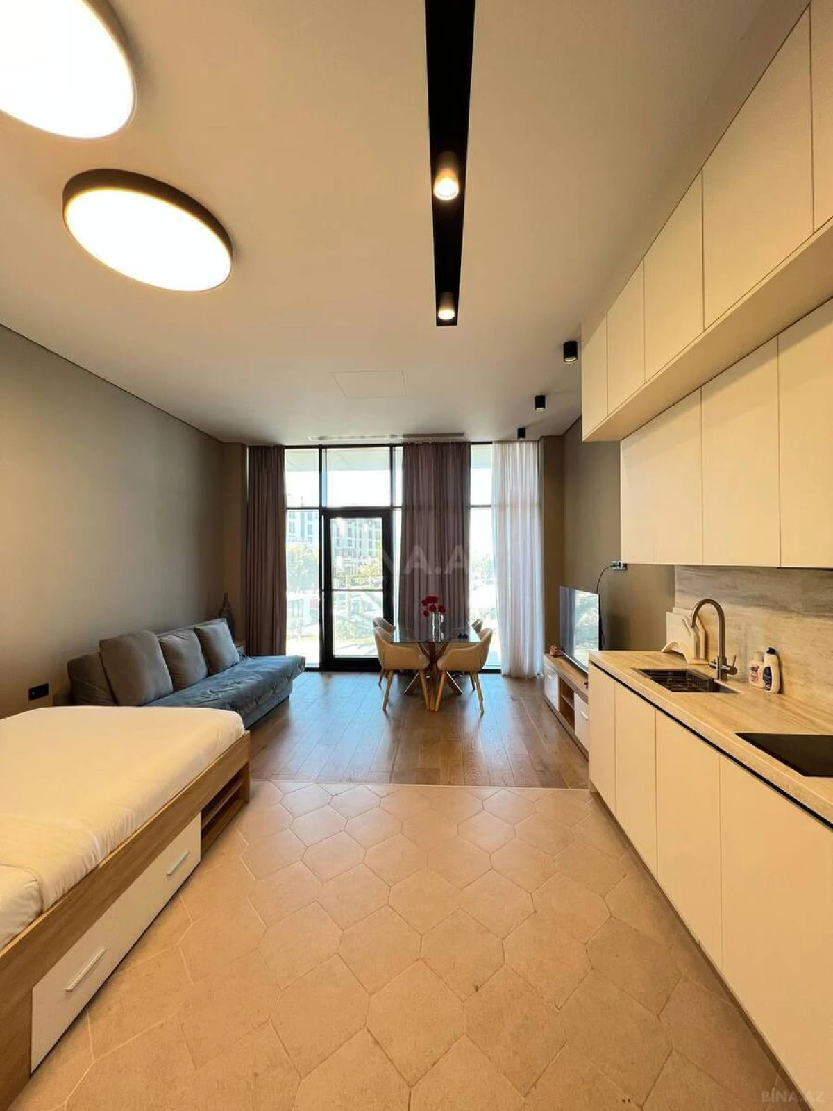 Kirayə verilir 1 otaqlı mənzil 50 m²