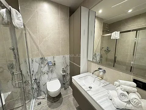 Satılır 1 otaqlı mənzil 57 m²