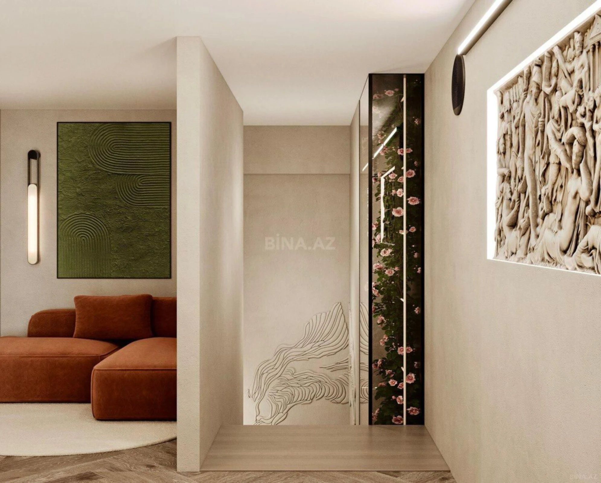 Satılır 1 otaqlı mənzil 72 m²