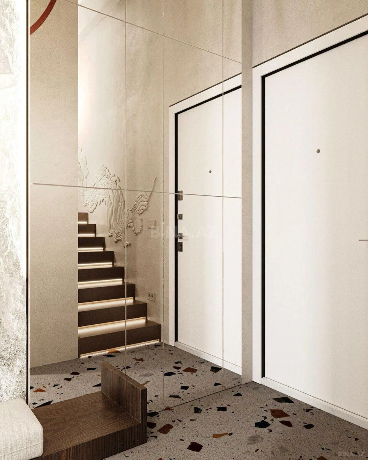 Satılır 1 otaqlı mənzil 72 m²