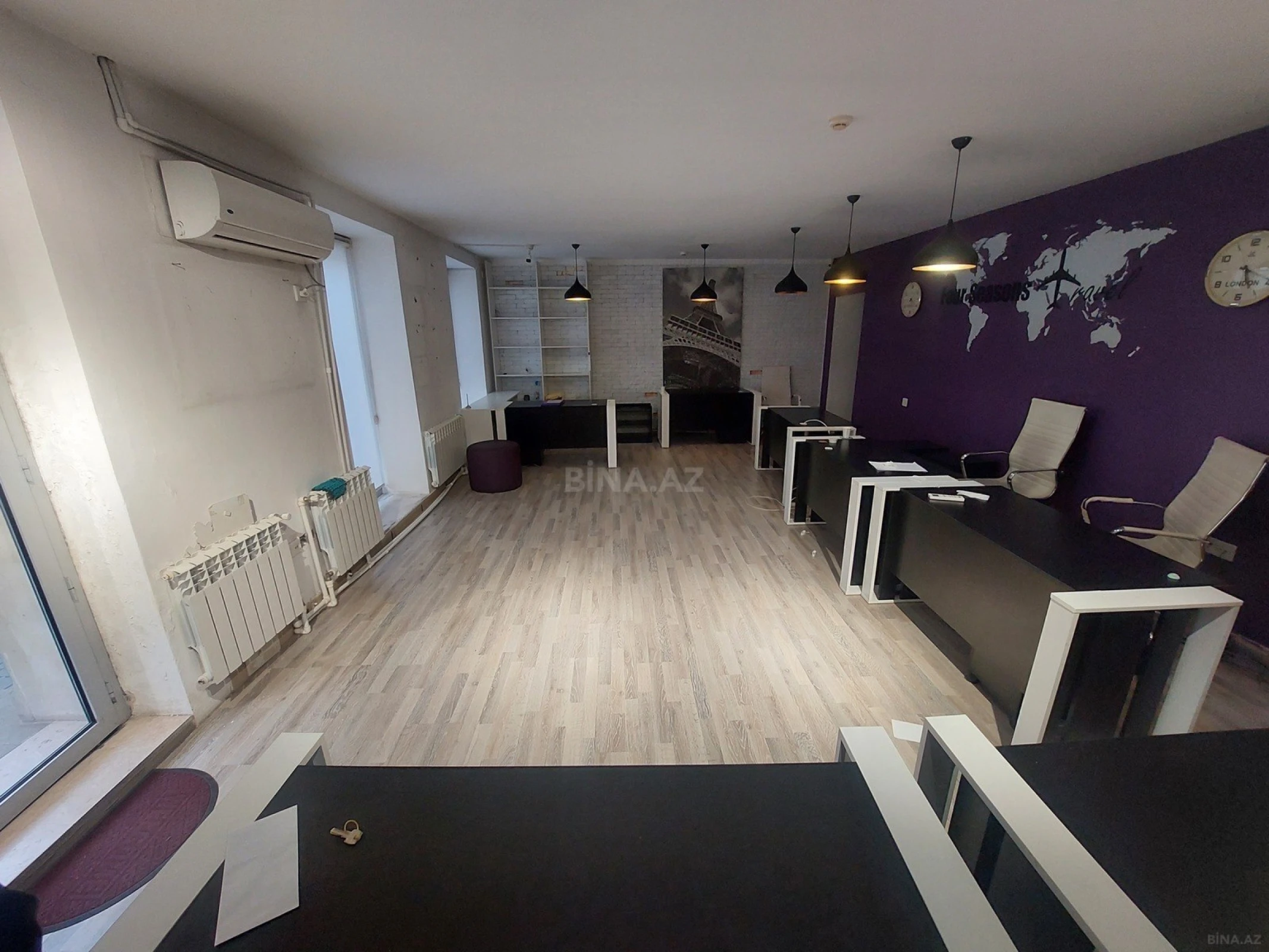 Kirayə verilir 3 otaqlı ofis 125 m²