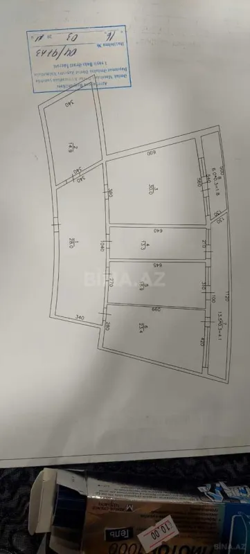 Satılır 3 otaqlı mənzil 165 m²