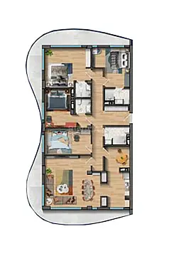 Satılır 5 otaqlı mənzil 272.4 m²