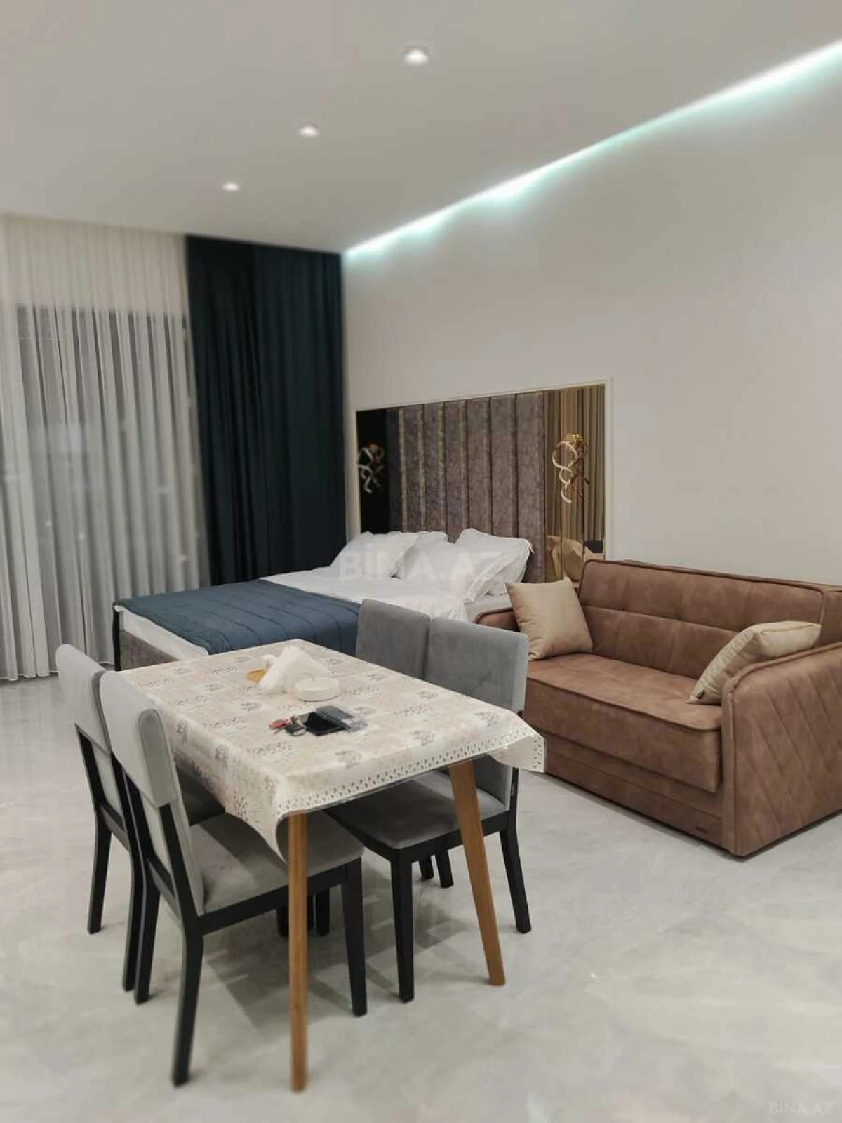 Kirayə verilir 1 otaqlı mənzil 50 m²