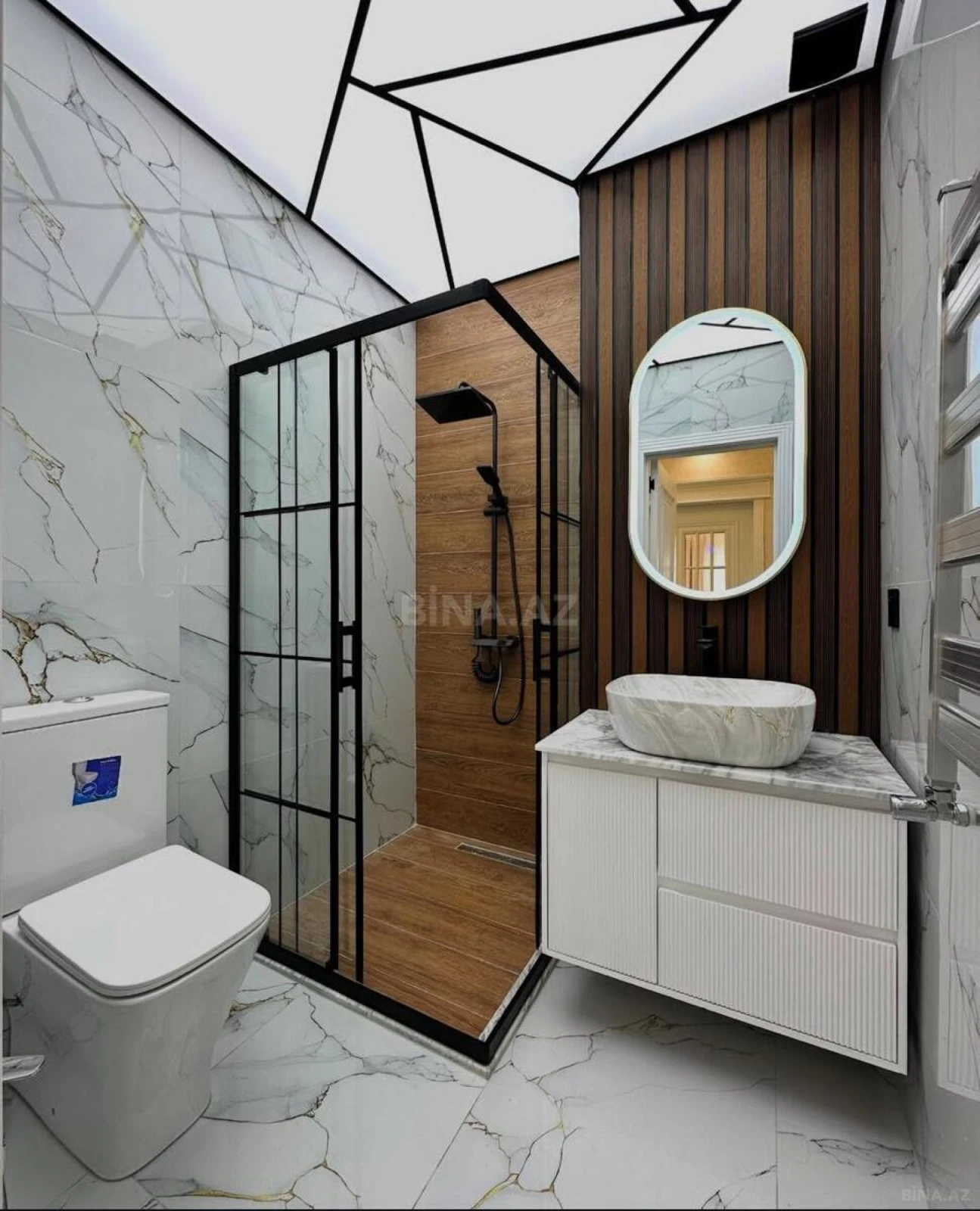 Kirayə verilir 2 otaqlı mənzil 77 m²