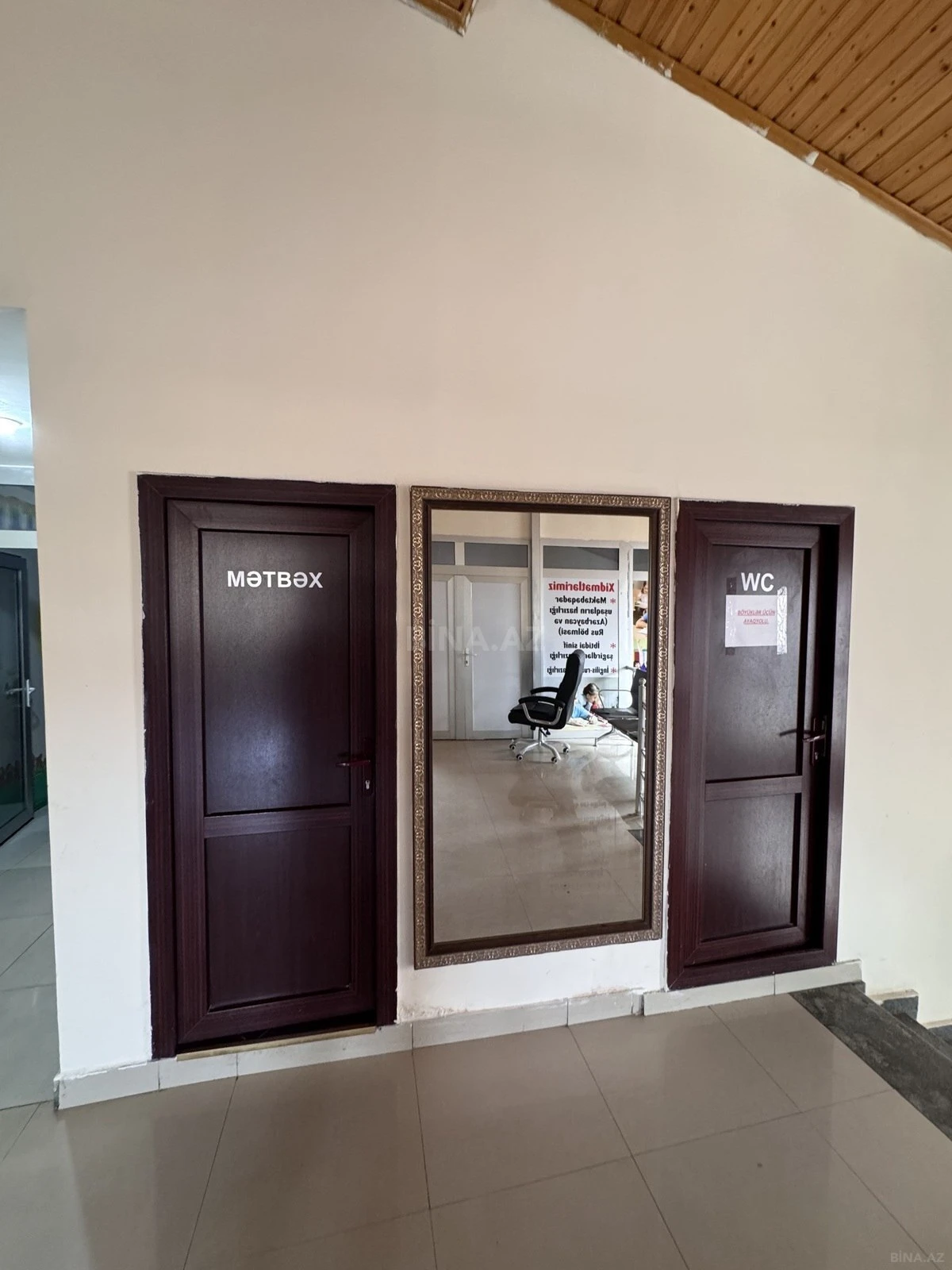 Kirayə verilir 1 otaqlı ofis 20 m²