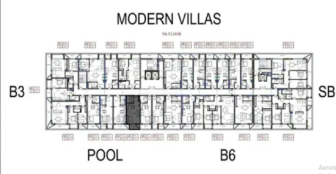 Satılır 1 otaqlı mənzil 54 m²
