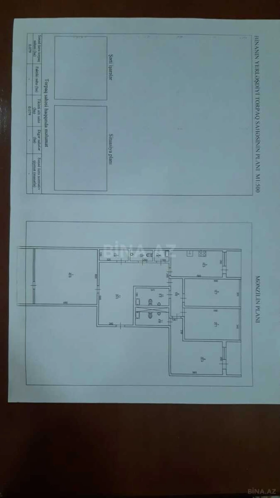 Satılır 4 otaqlı mənzil 180 m²