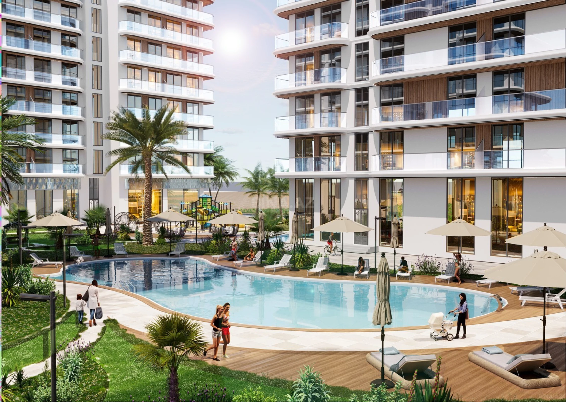 Satılır 3 otaqlı mənzil 95.5 m²