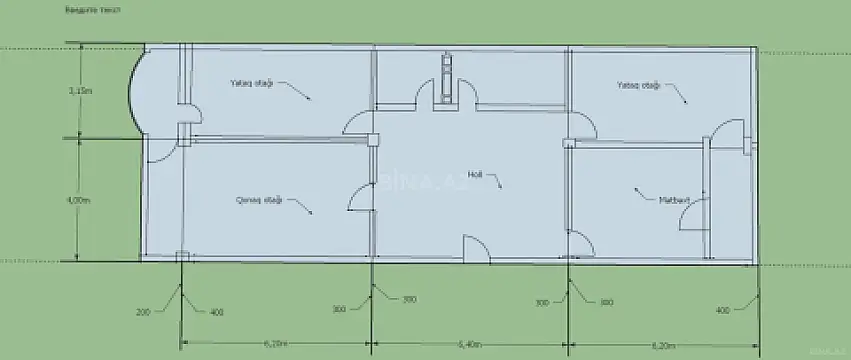 Satılır 3 otaqlı mənzil 146 m²