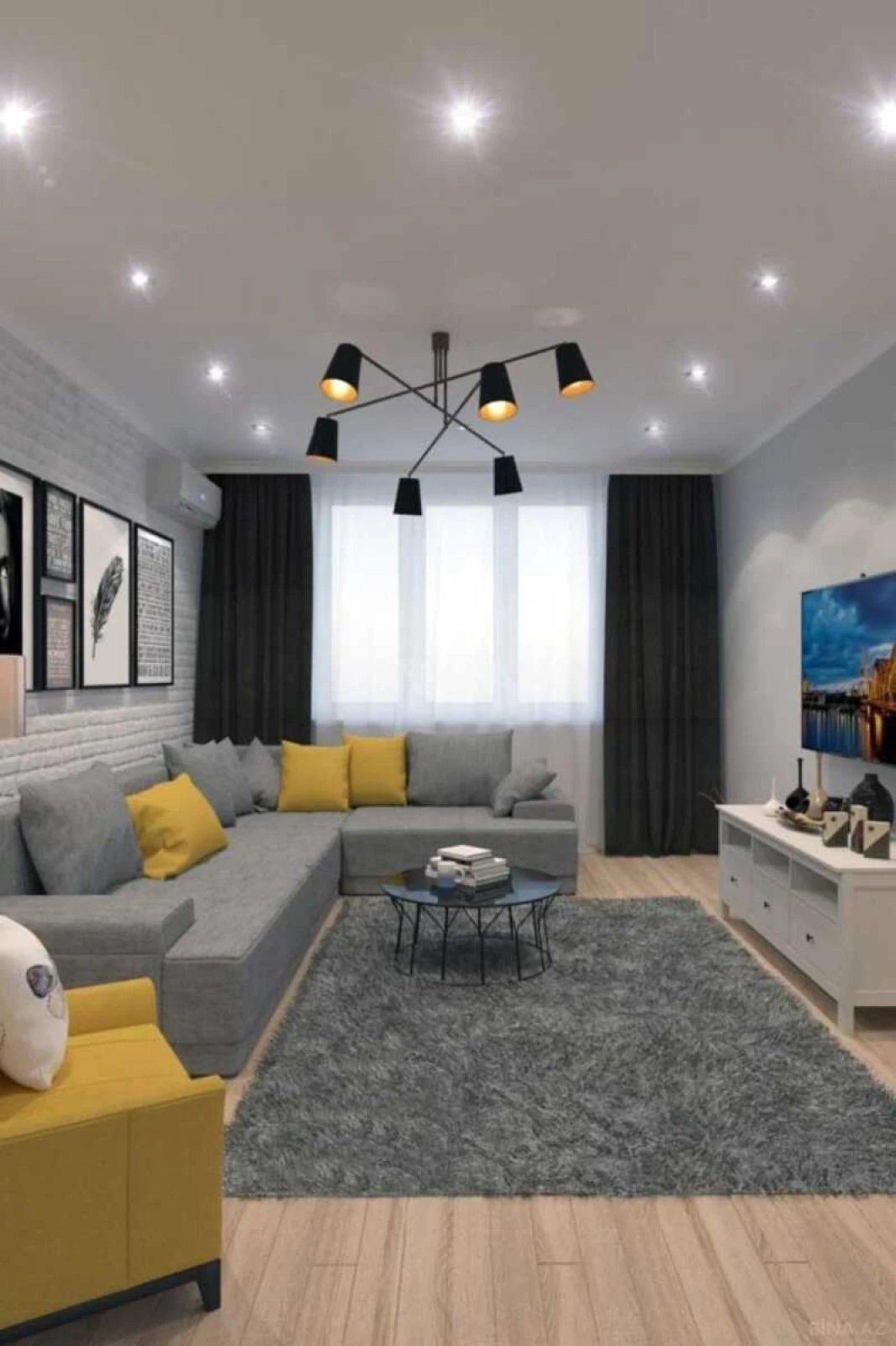 Kirayə verilir 3 otaqlı mənzil 140 m²