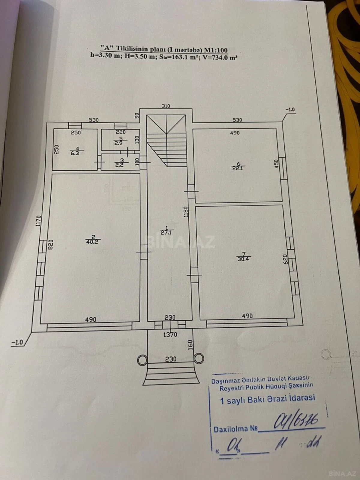 Satılır 5 otaqlı həyət evi 500 m²