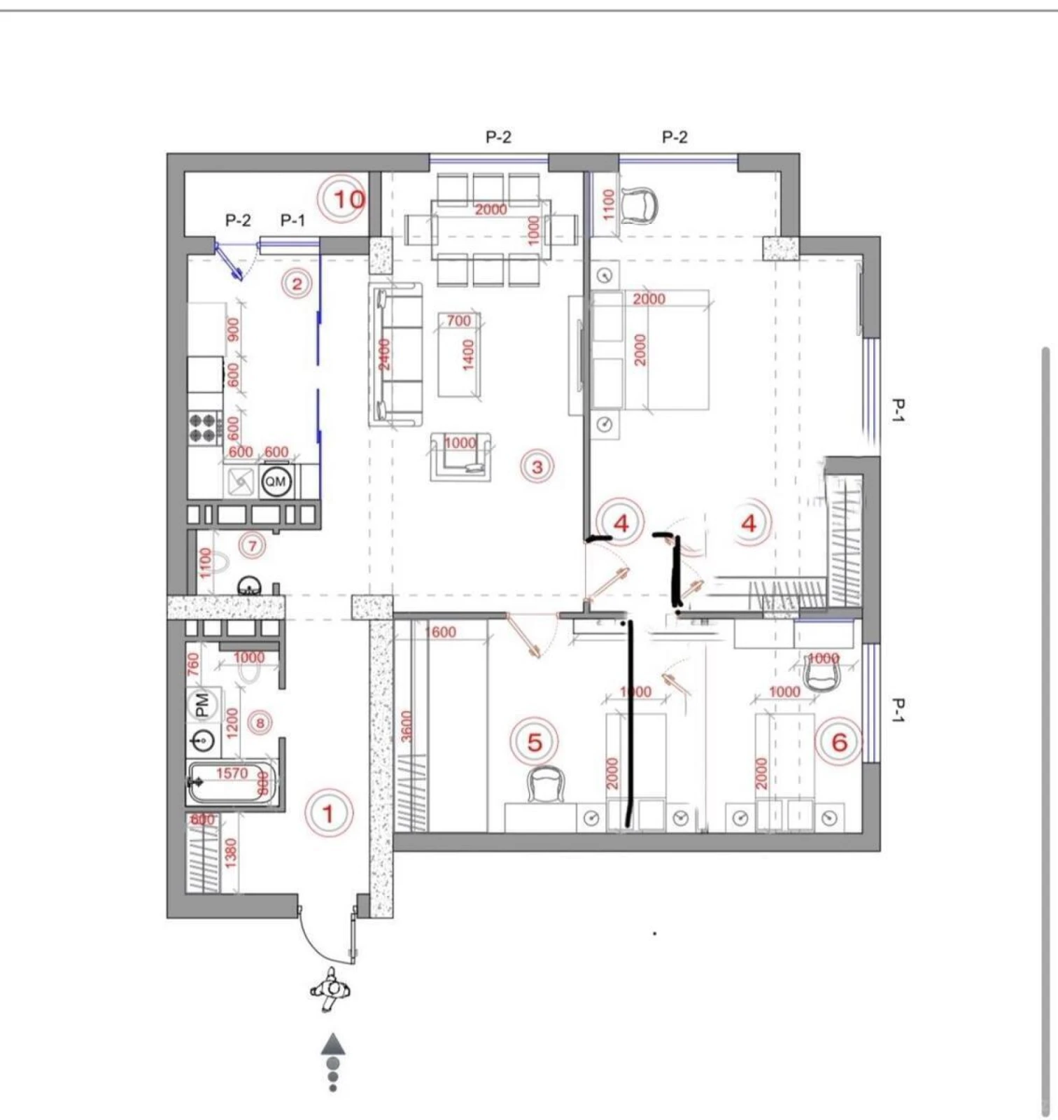 Satılır 3 otaqlı mənzil 139 m²
