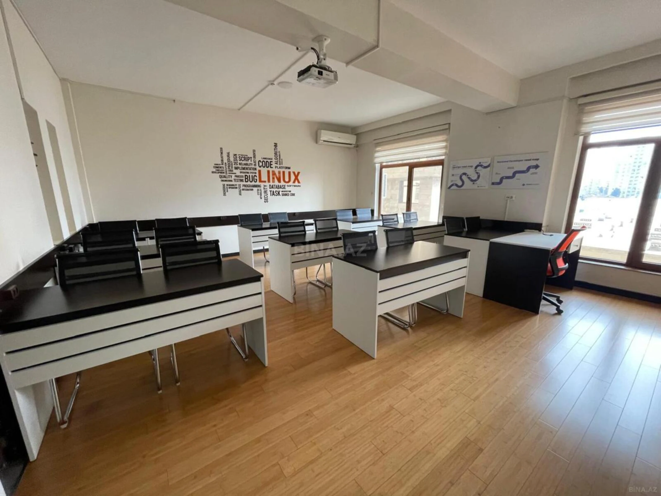 Kirayə verilir 4 otaqlı ofis 150 m²