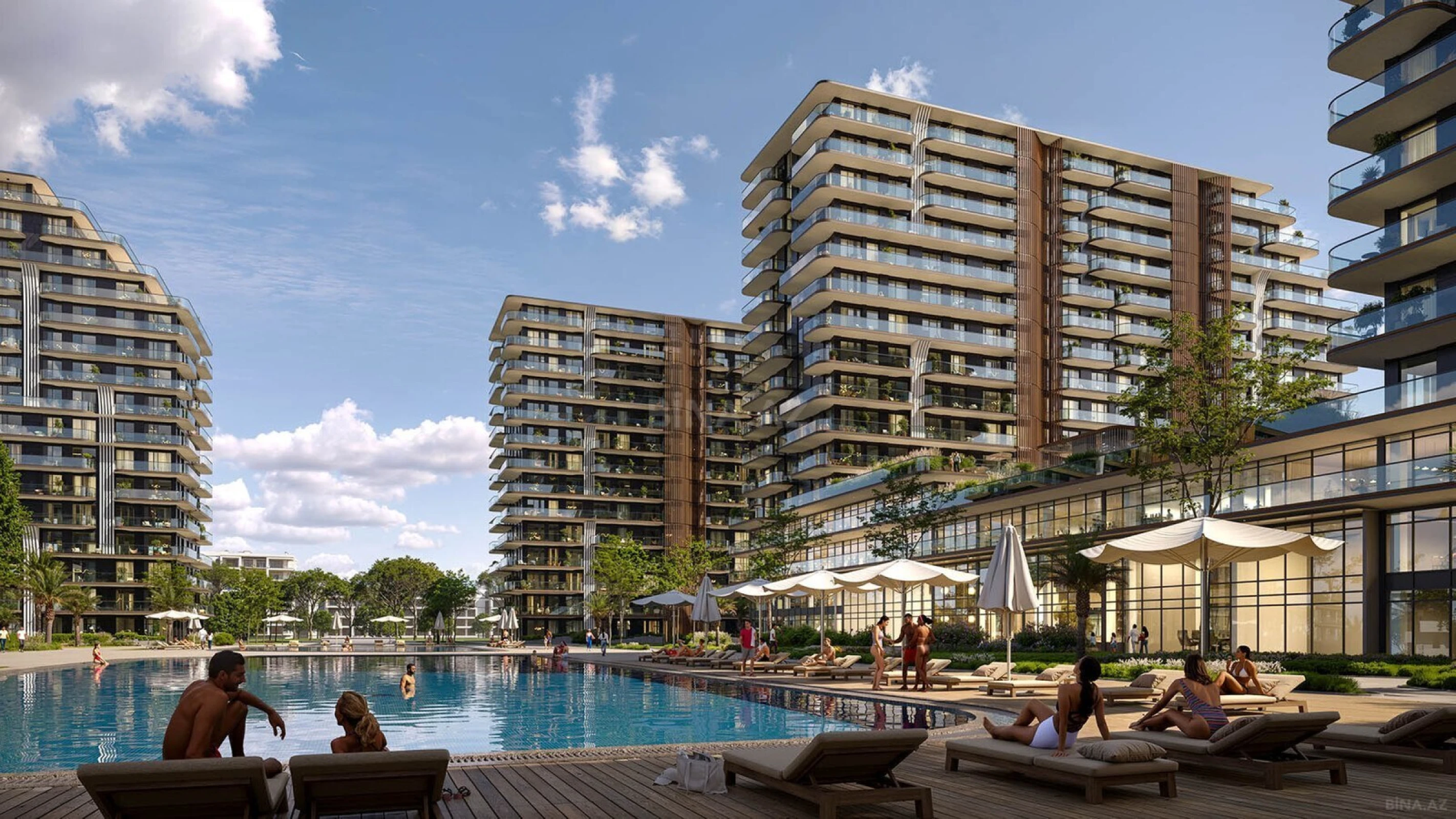 Satılır 1 otaqlı mənzil 35.7 m²