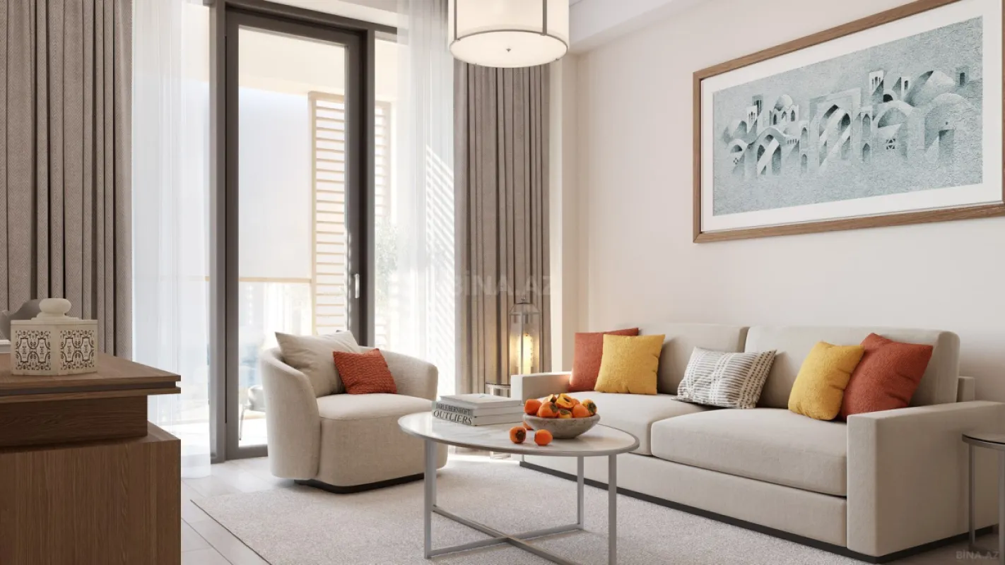 Satılır 1 otaqlı mənzil 35.7 m²