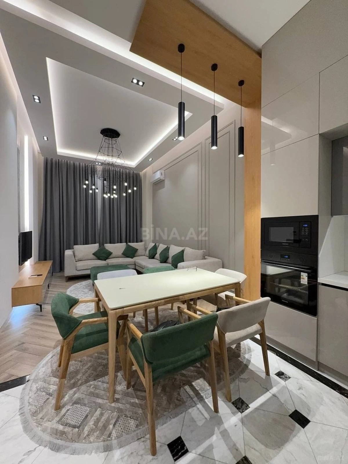 Kirayə verilir 2 otaqlı mənzil 65 m²