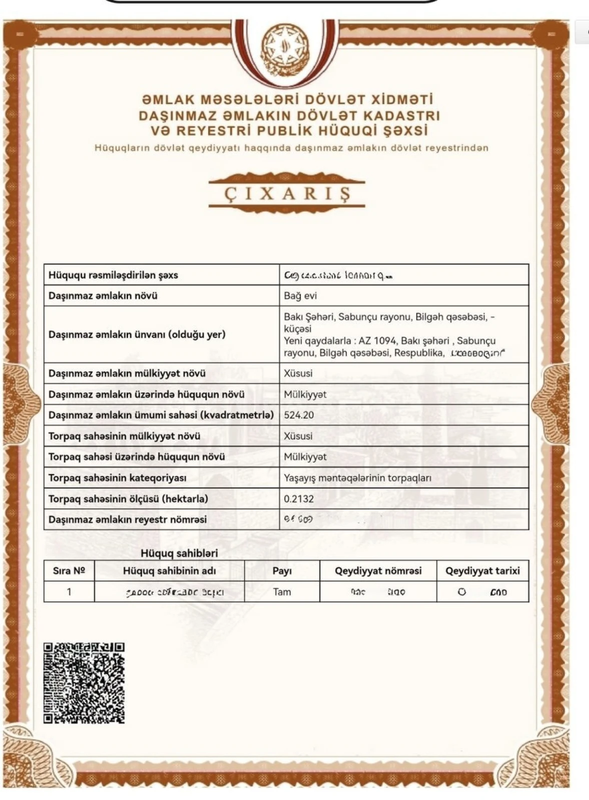 Satılır 5 otaqlı həyət evi 525 m²