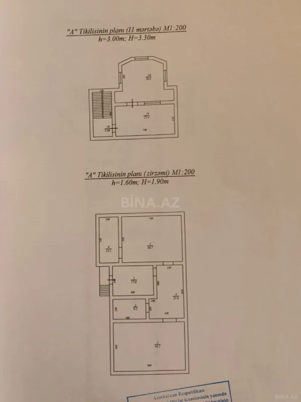 Satılır 5 otaqlı həyət evi 525 m²