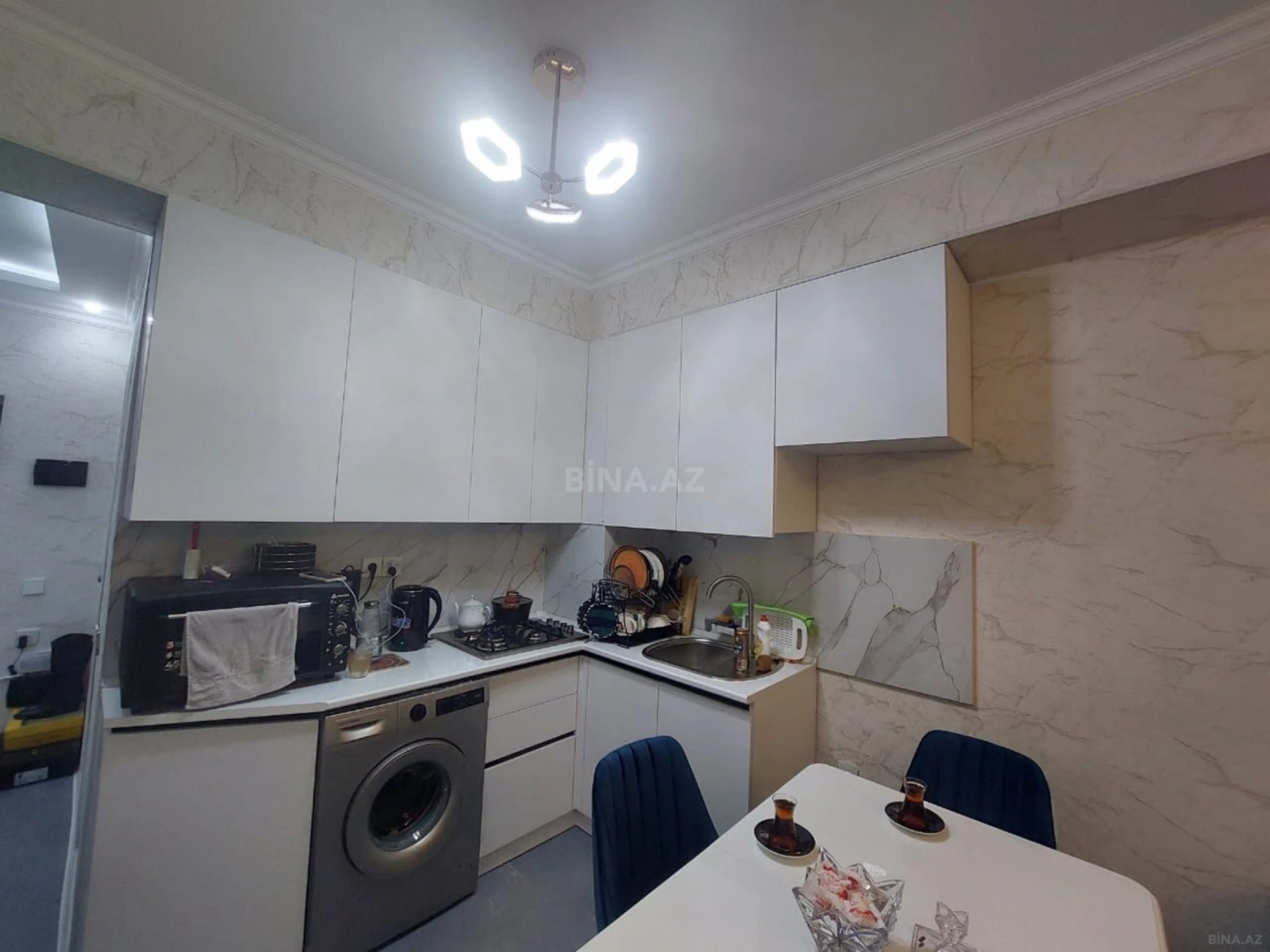 Satılır 2 otaqlı mənzil 46.4 m²