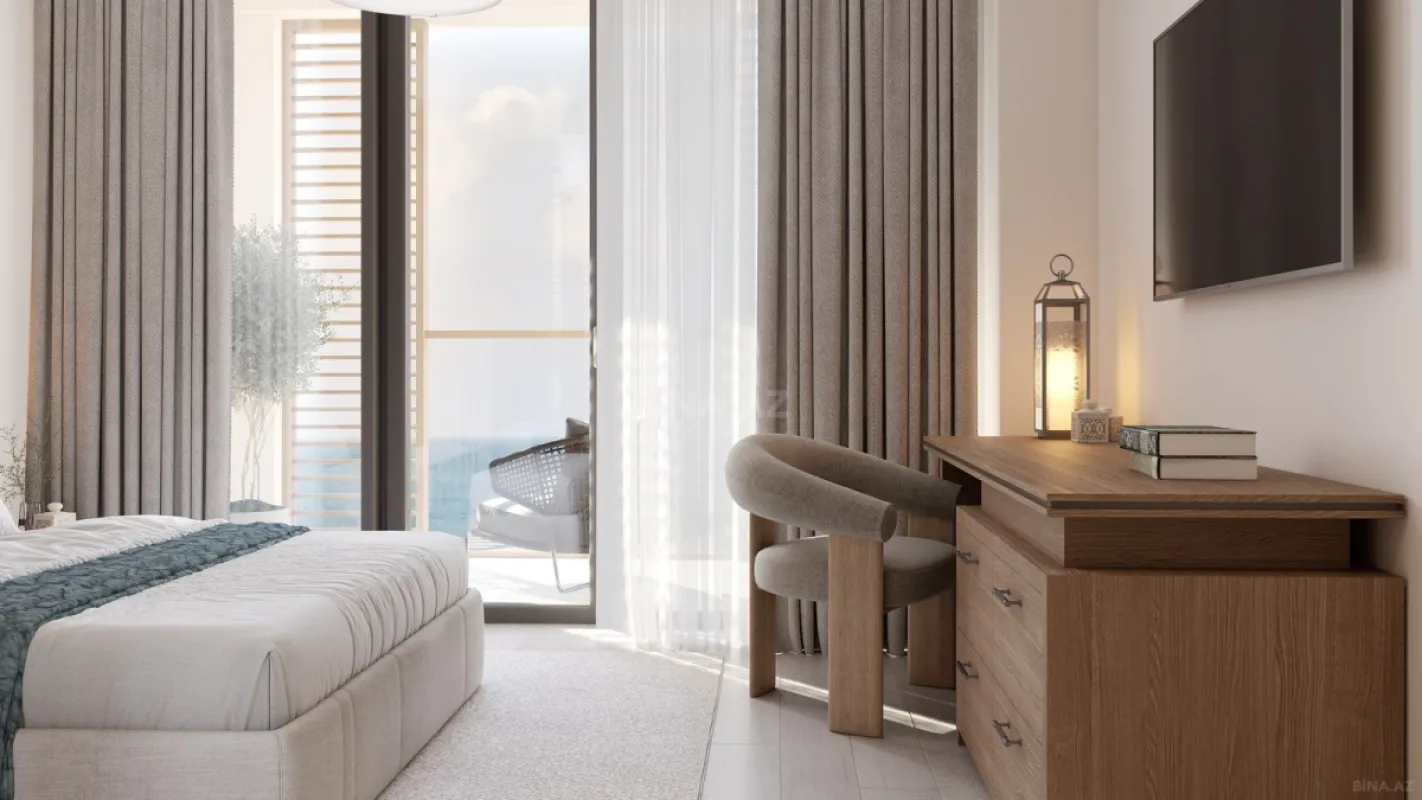 Satılır 1 otaqlı mənzil 55 m²