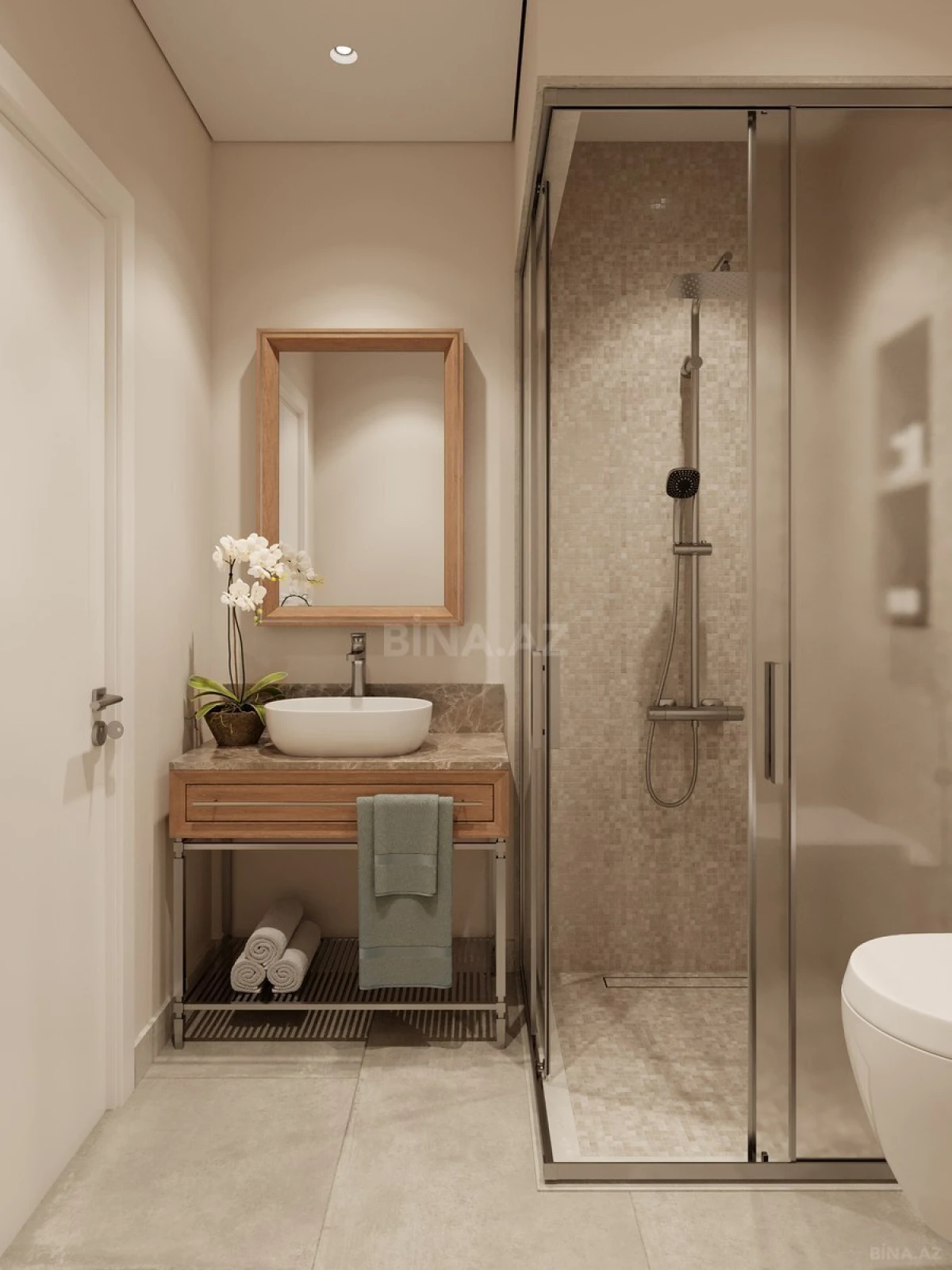 Satılır 1 otaqlı mənzil 55 m²