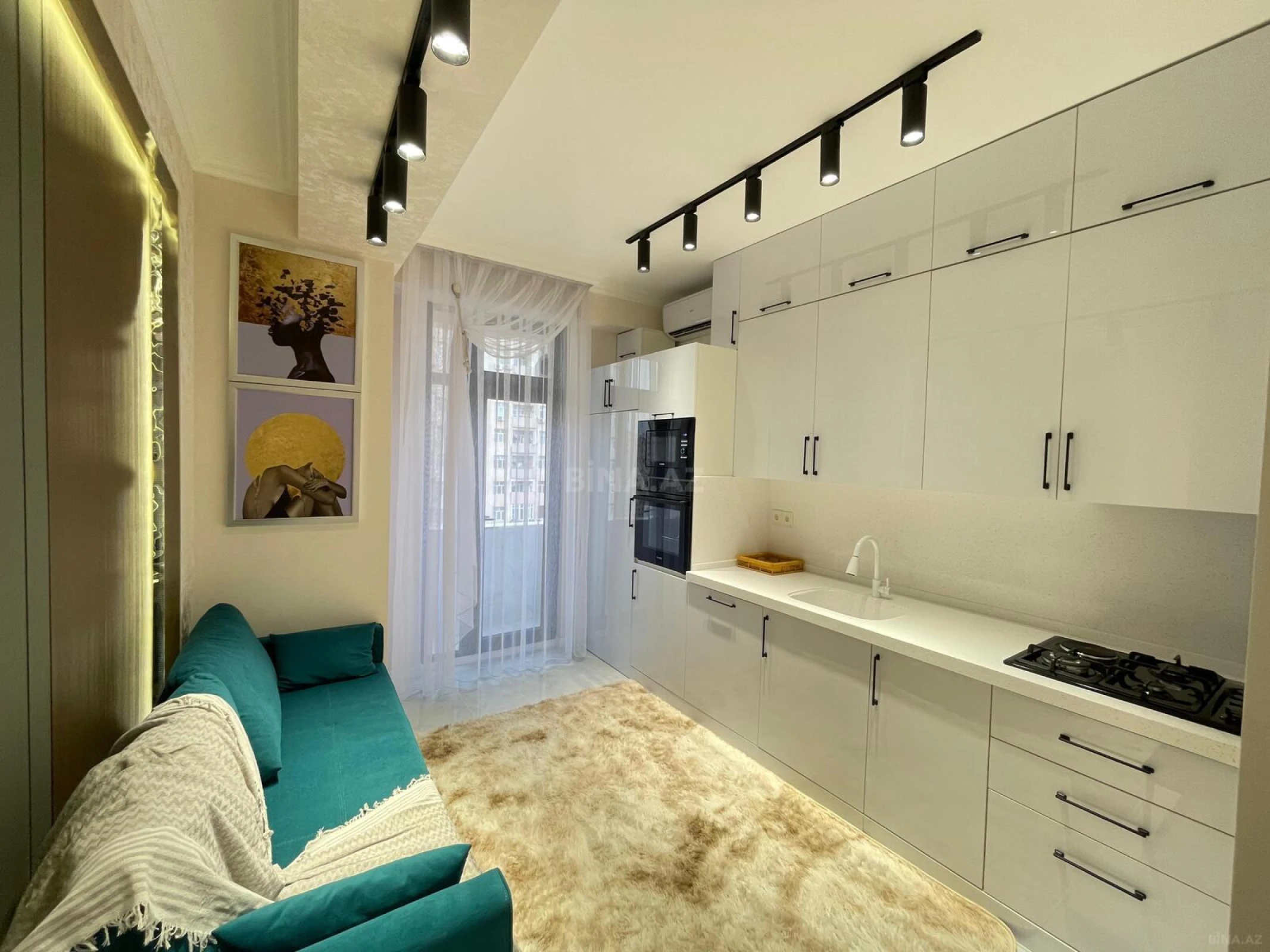 Satılır 2 otaqlı mənzil 42 m²