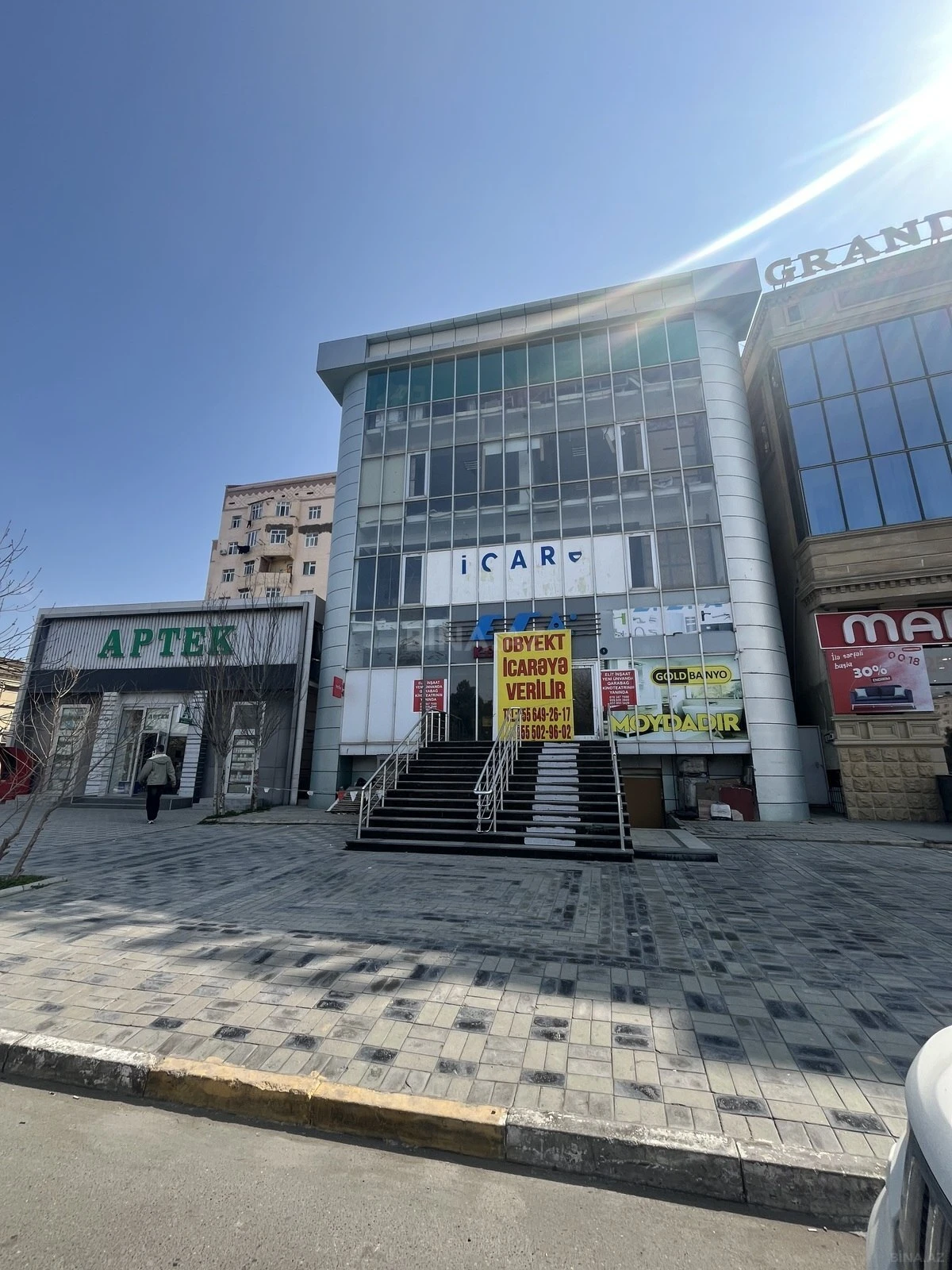 Kirayə verilir obyekt 1250 m²