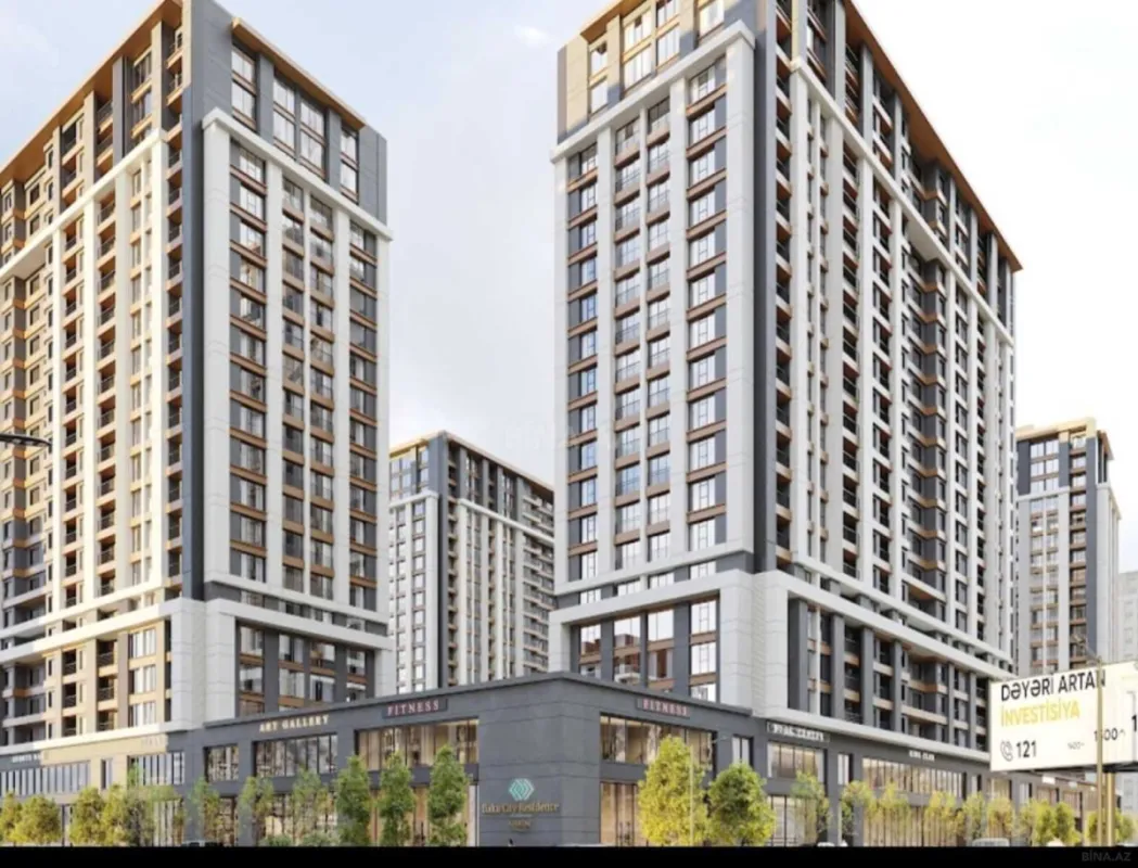 Satılır 2 otaqlı mənzil 68 m²